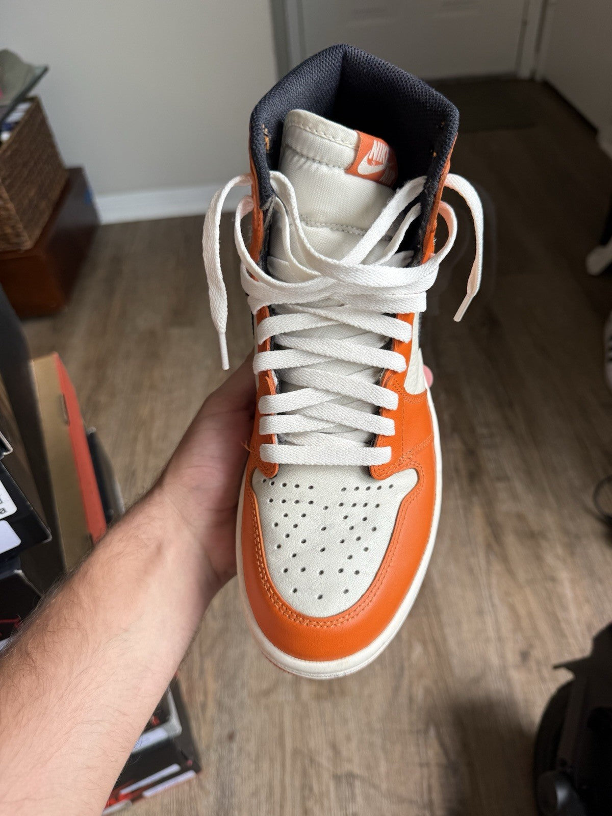 Size 8 - Jordan 1 Retro High Reverse Shattered Backboard