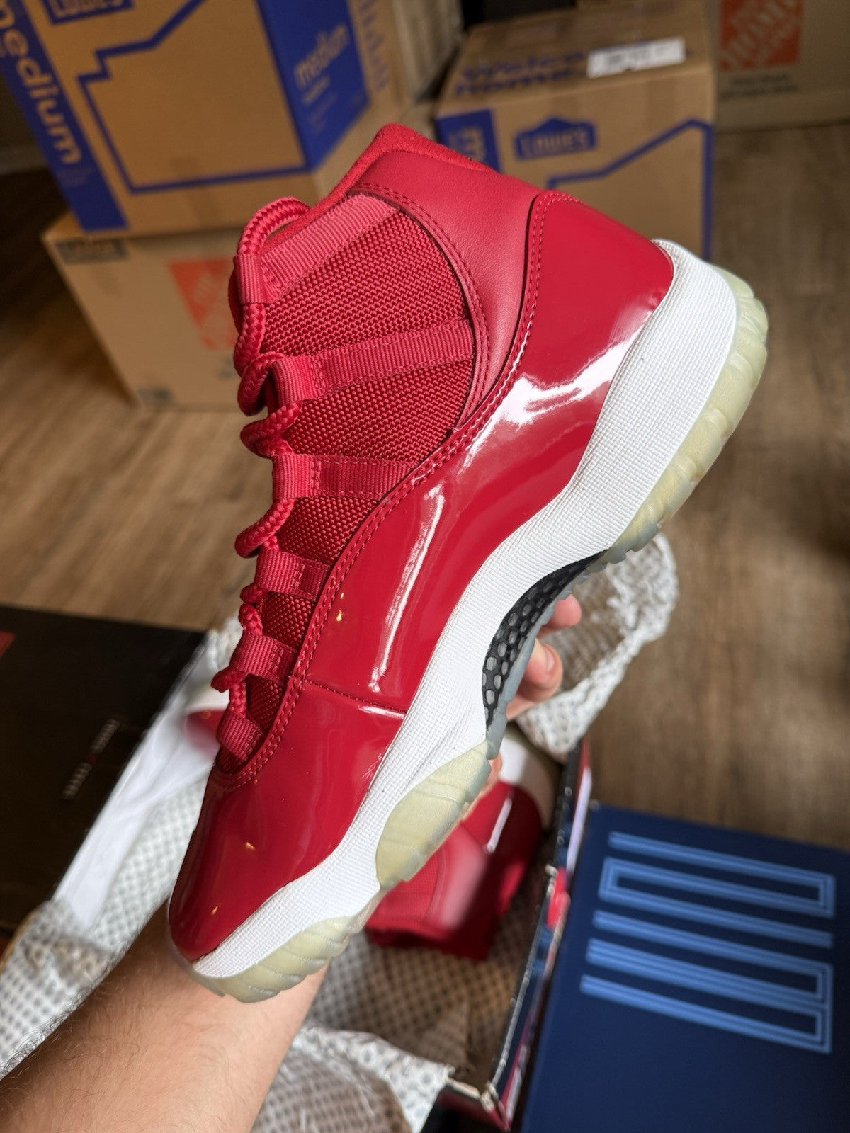 Size 8 - Nike Air Jordan 11 Retro Win Like '96