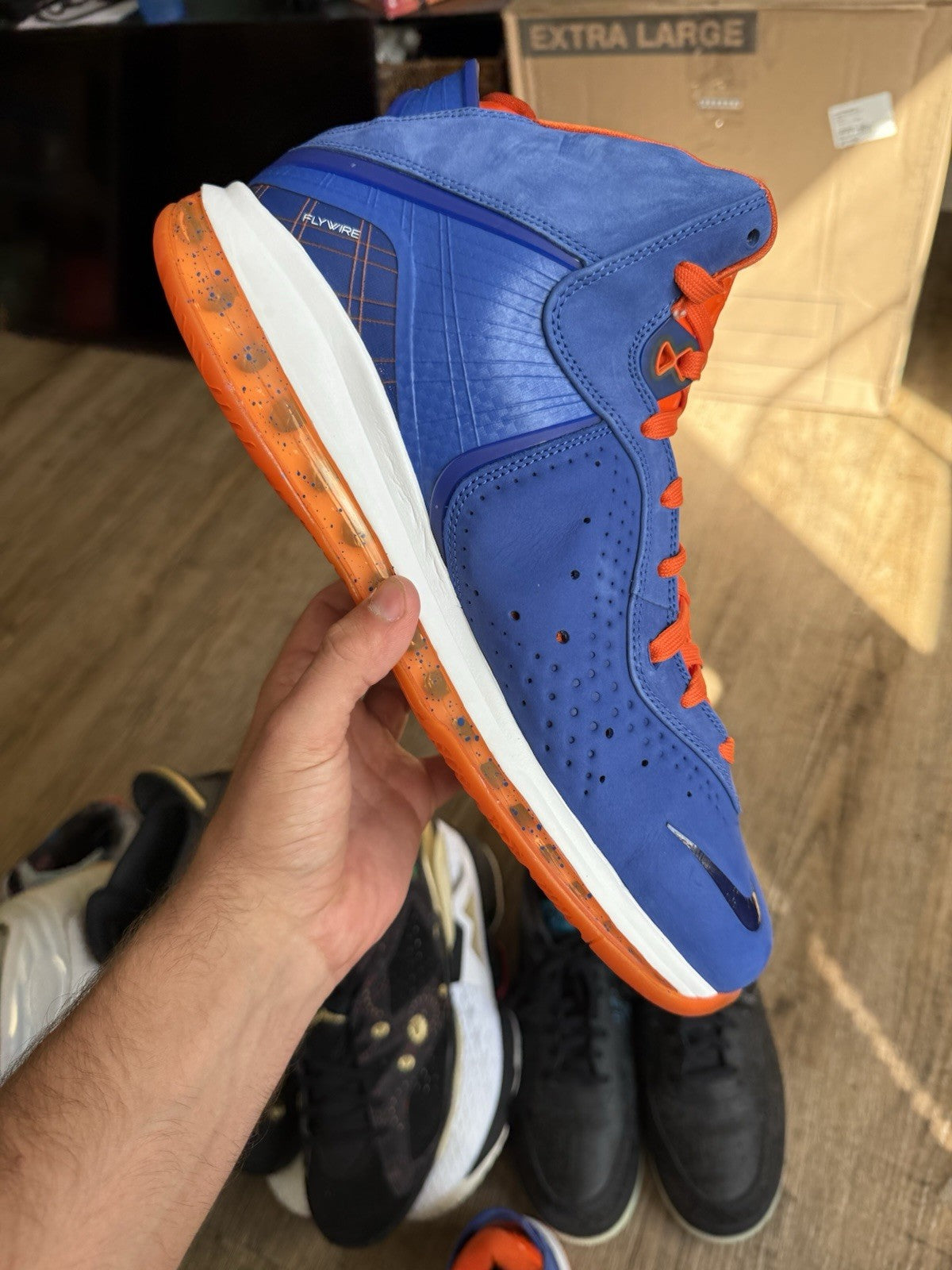 Size 14 - Lebrons 8 Hardwood Classics  (New No Box)
