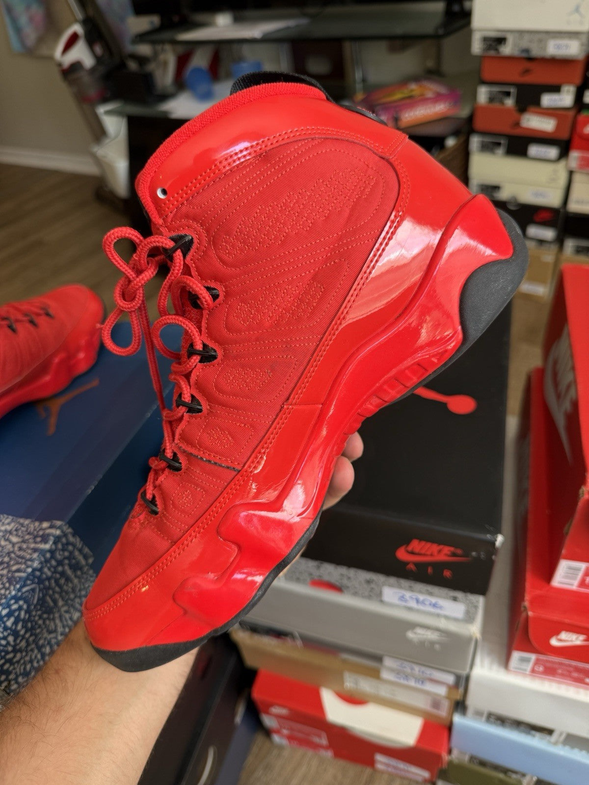 Size 9.5 - Jordan 9 Retro Chile Red