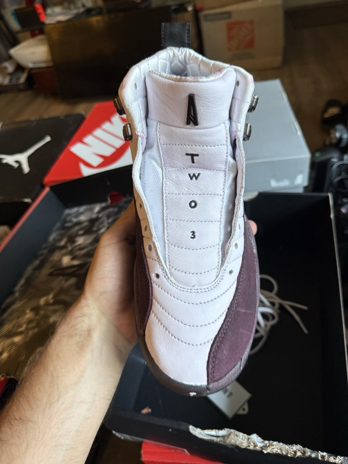 Size 8M/9.5W - Jordan 12 Retro SP x A Ma Maniere Mid White W