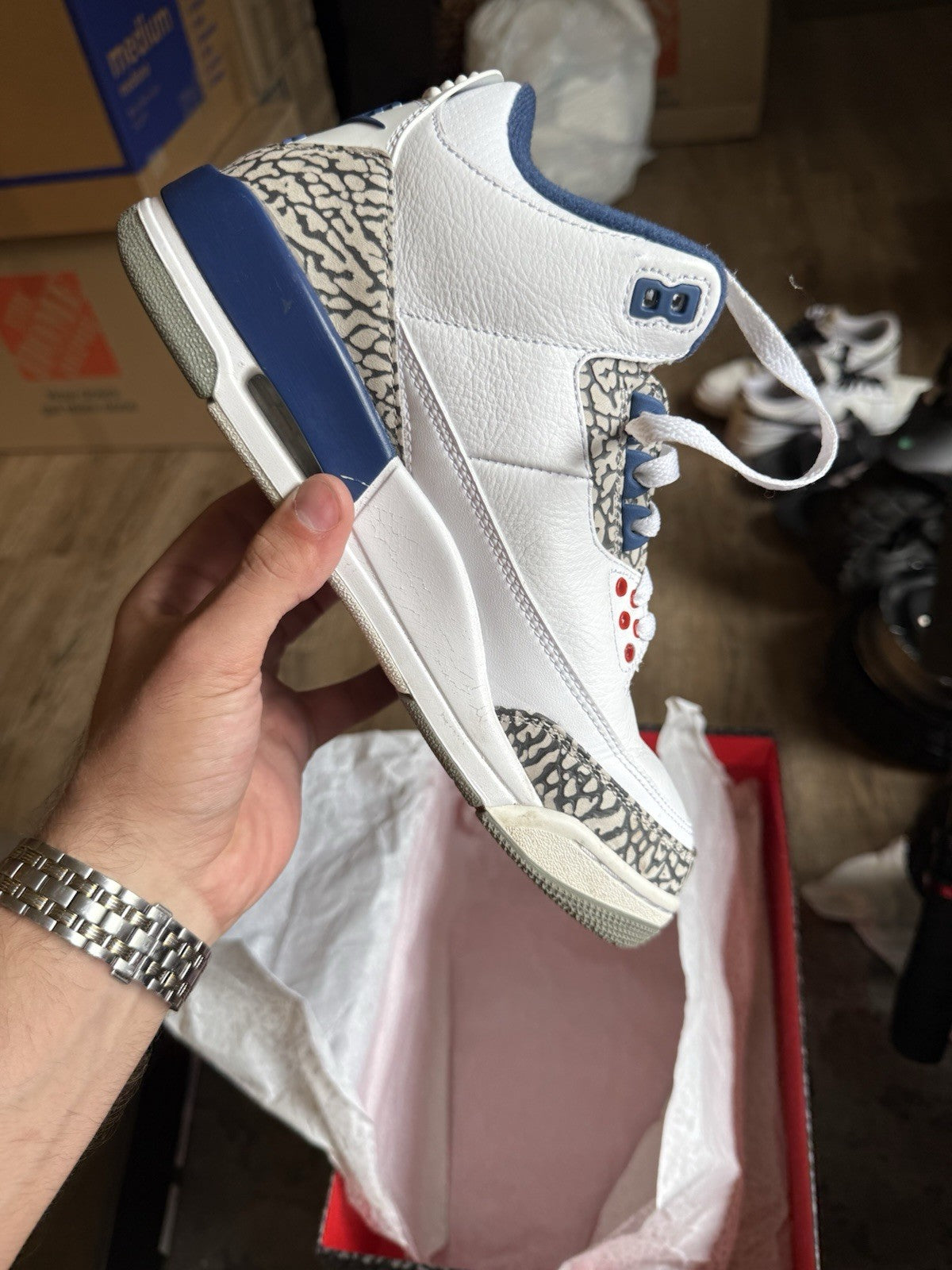 Size 8 - Jordan 3 Retro True Blue (2016)