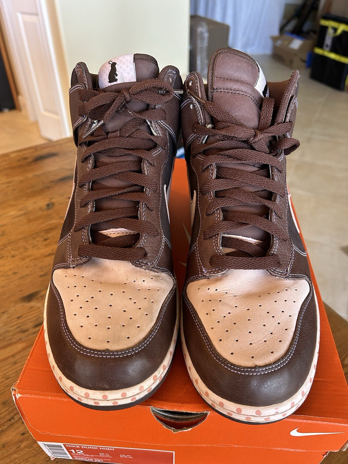Size 12 - Nike Dunk High Easter Polka Dot