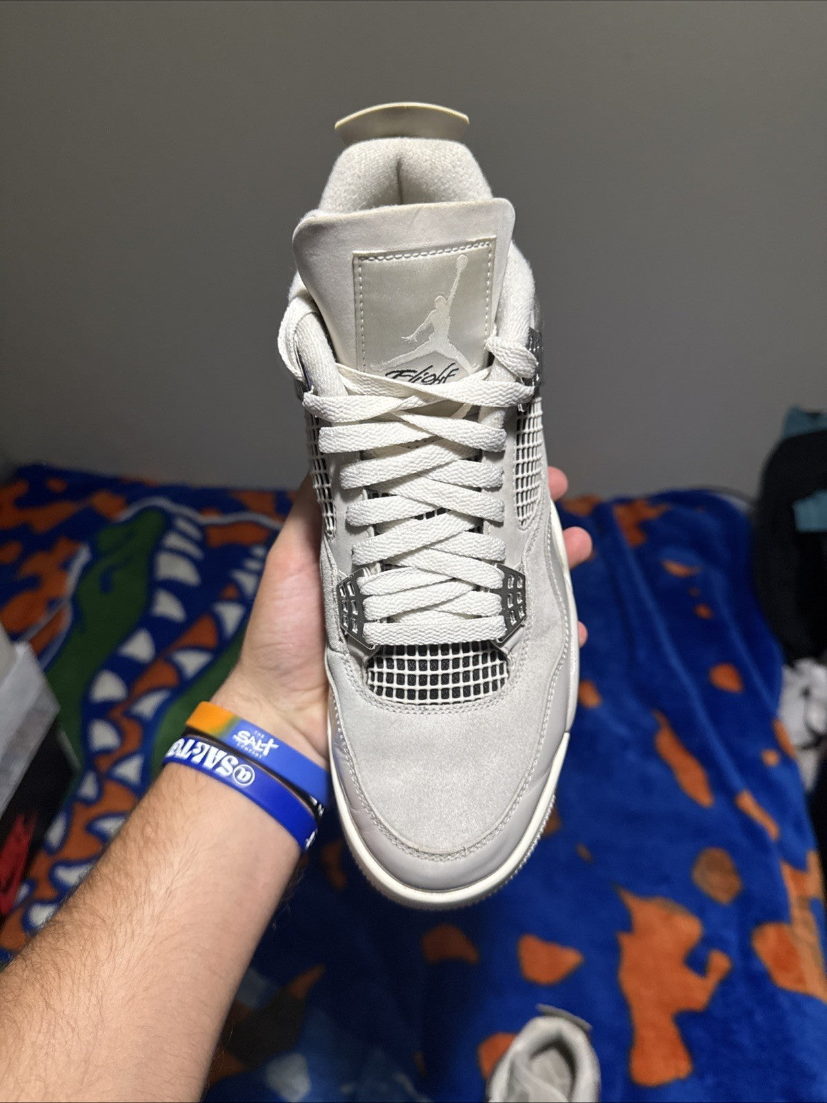 Size 9M/10.5W - Jordan 4 Retro Low Frozen Moments