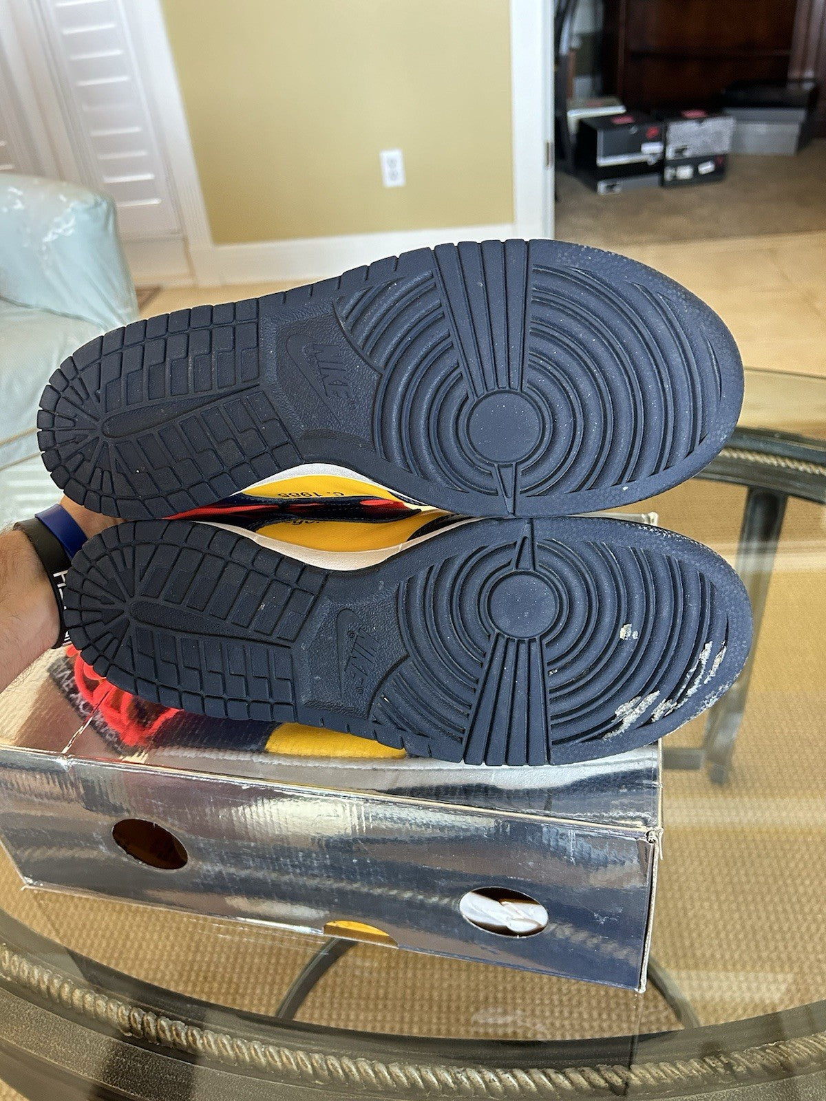 Size 10.5 - Nike Dunk Low x Off-White Michigan