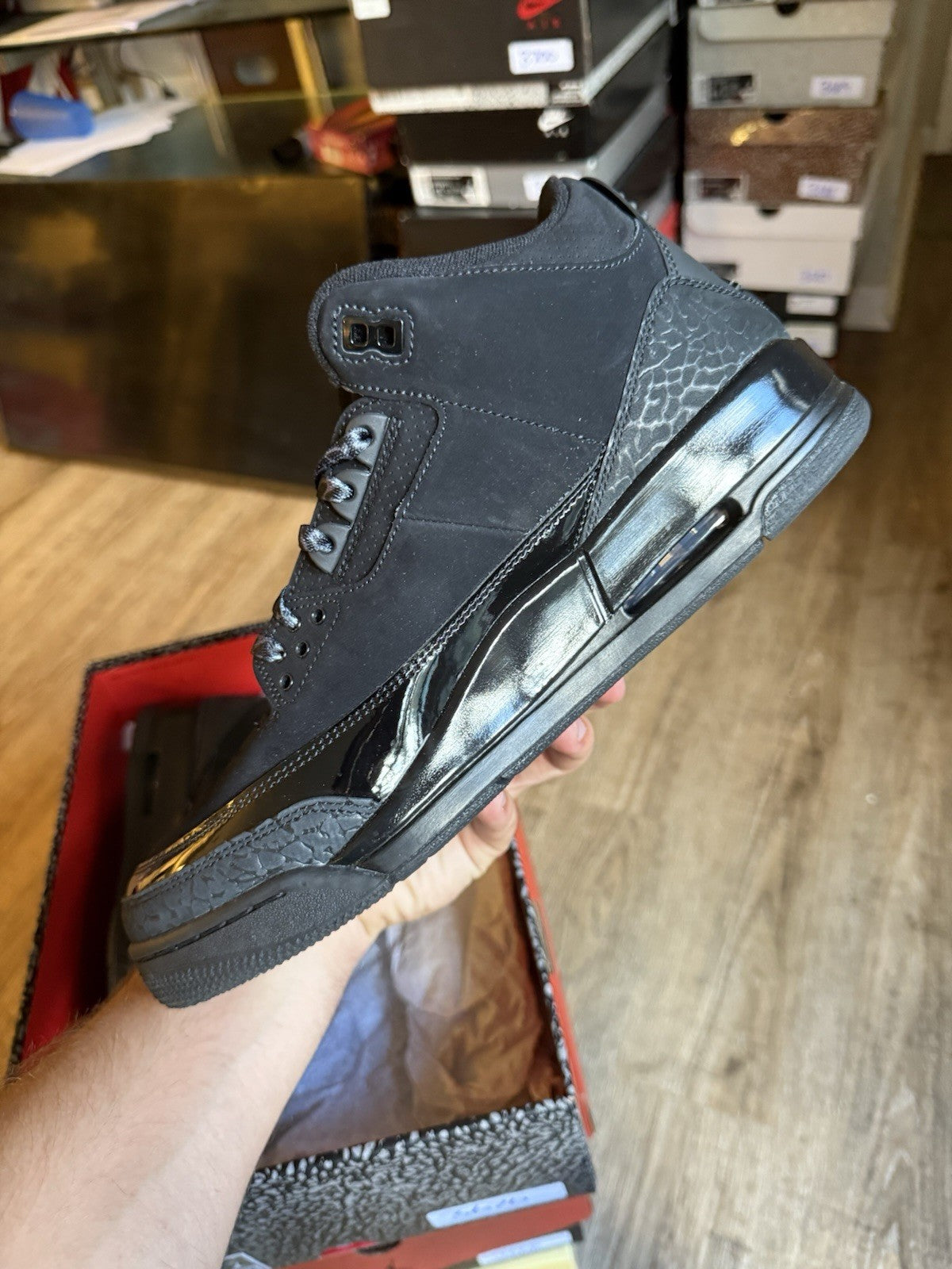 Size 11 -Jordan 3 Retro Black Cat (2025)