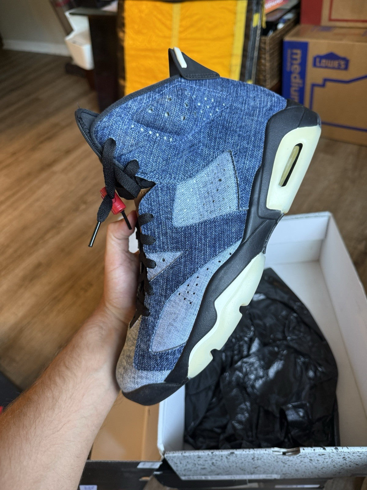 Size 11 - Air Jordan 6 Retro Washed Denim