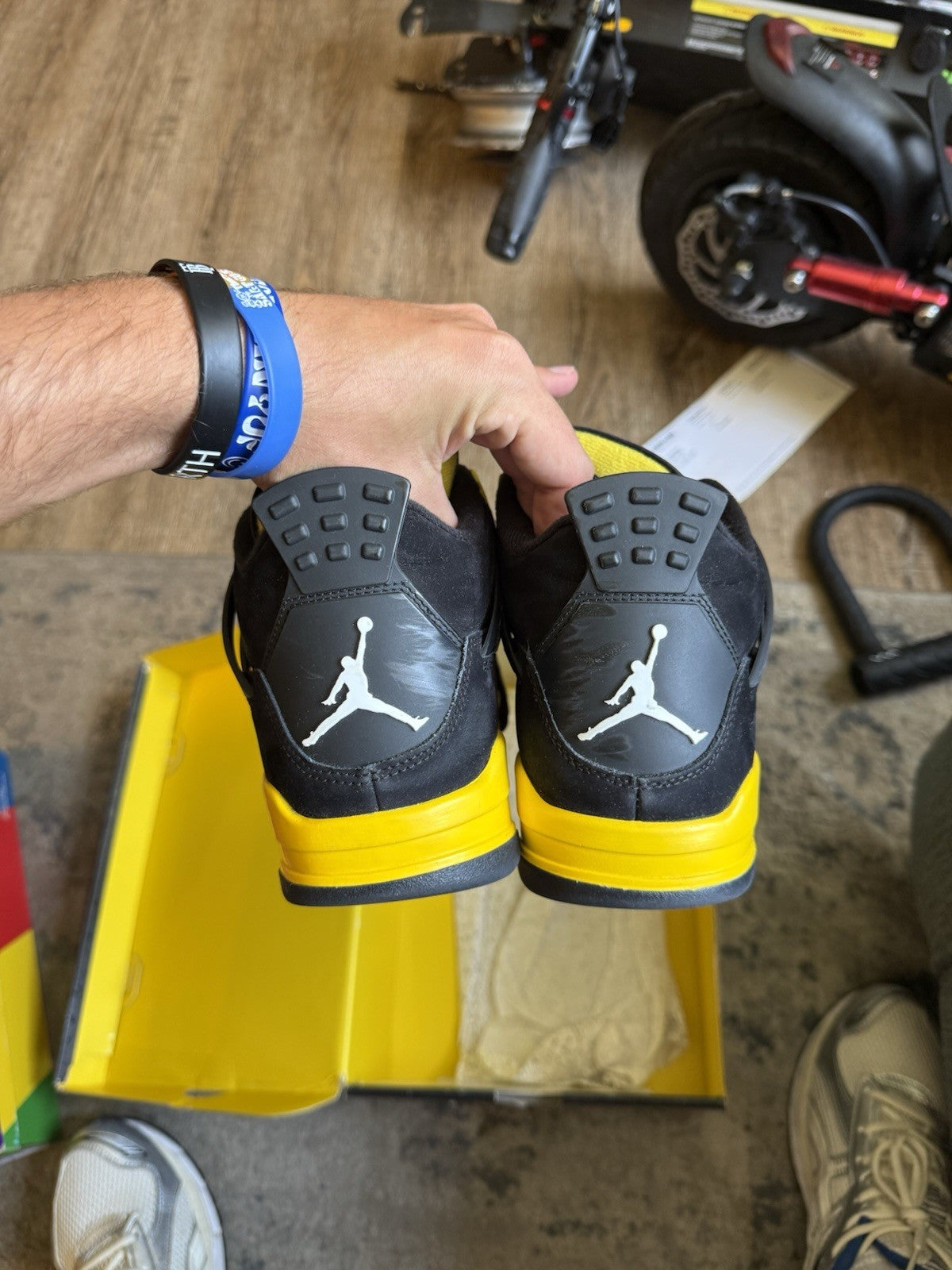 Size 9 - Air Jordan 4 Retro Yellow Thunder