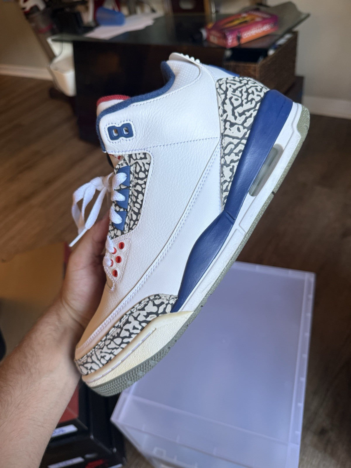 Size 11 - Jordan 3 Retro OG Mid True Blue