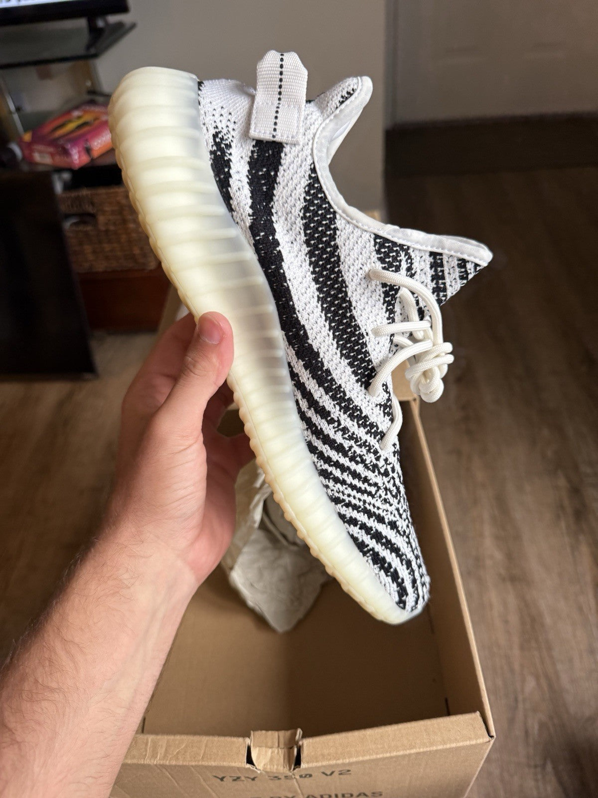 Size 11 - Yeezy Boost 350 V2 Zebra