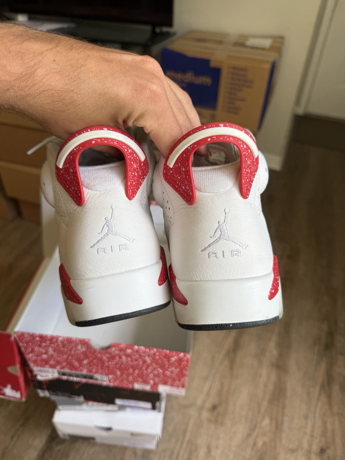 Size 10 - Jordan 6 Retro Red Oreo