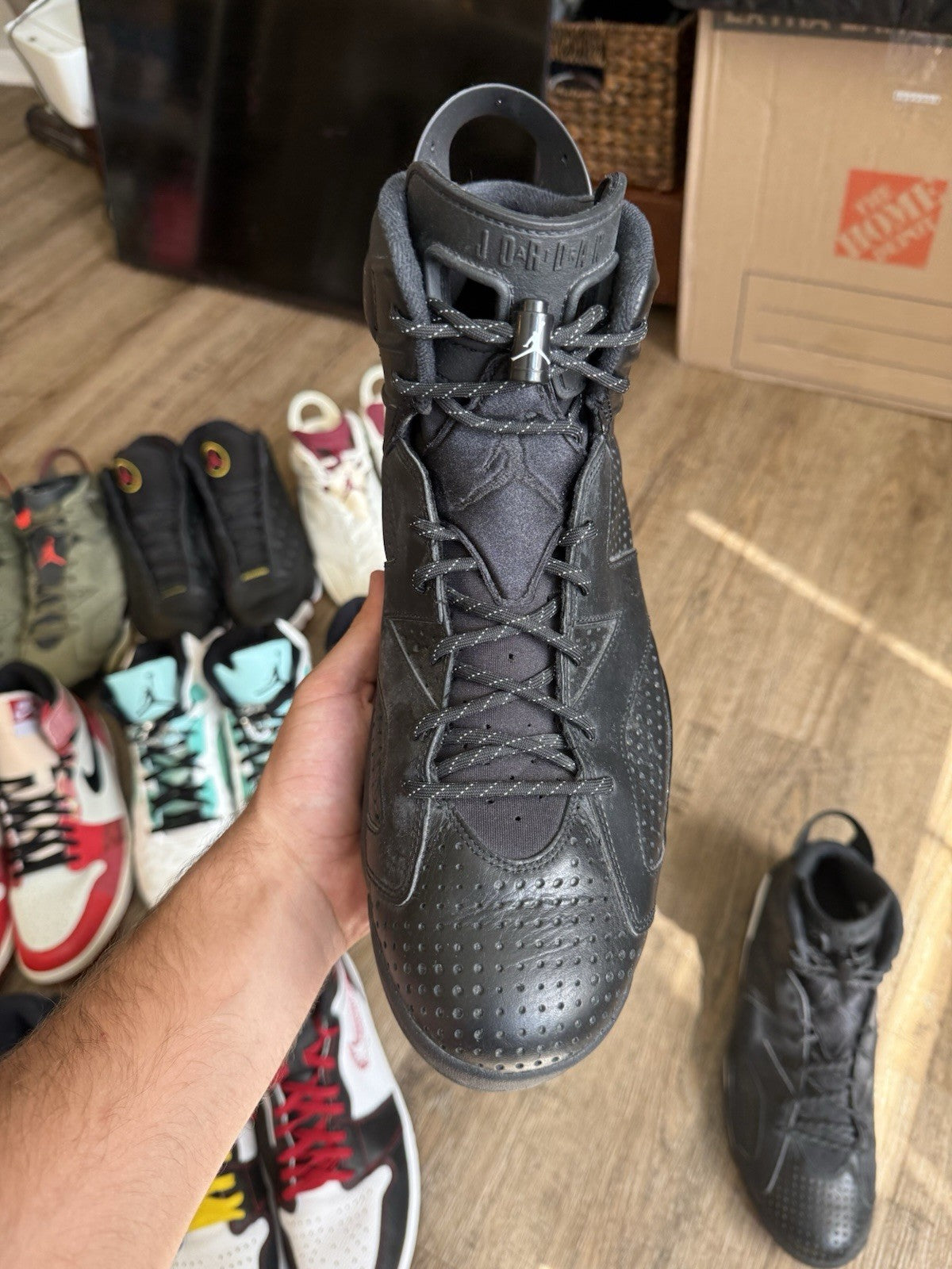 Size 14 - Jordan 6 Retro Black Cat