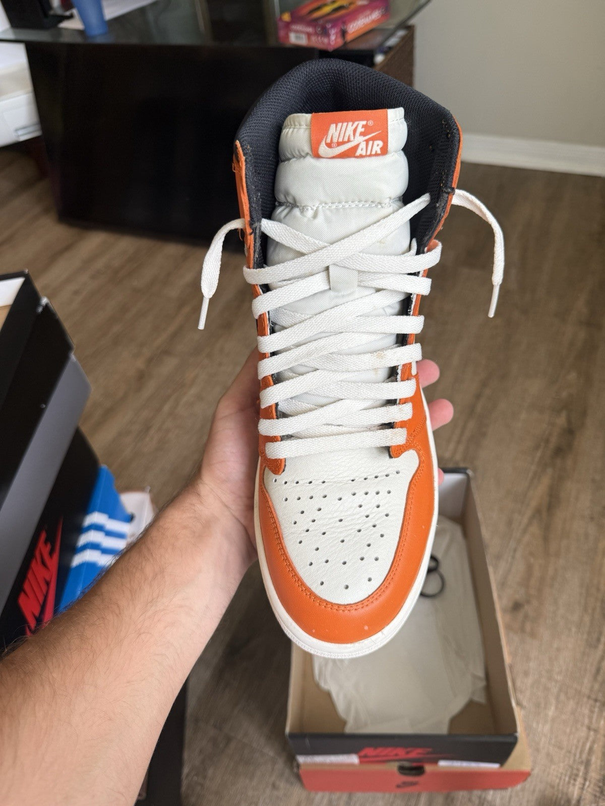 Size 12 - Air Jordan 1 Shattered Backboard Away 2016