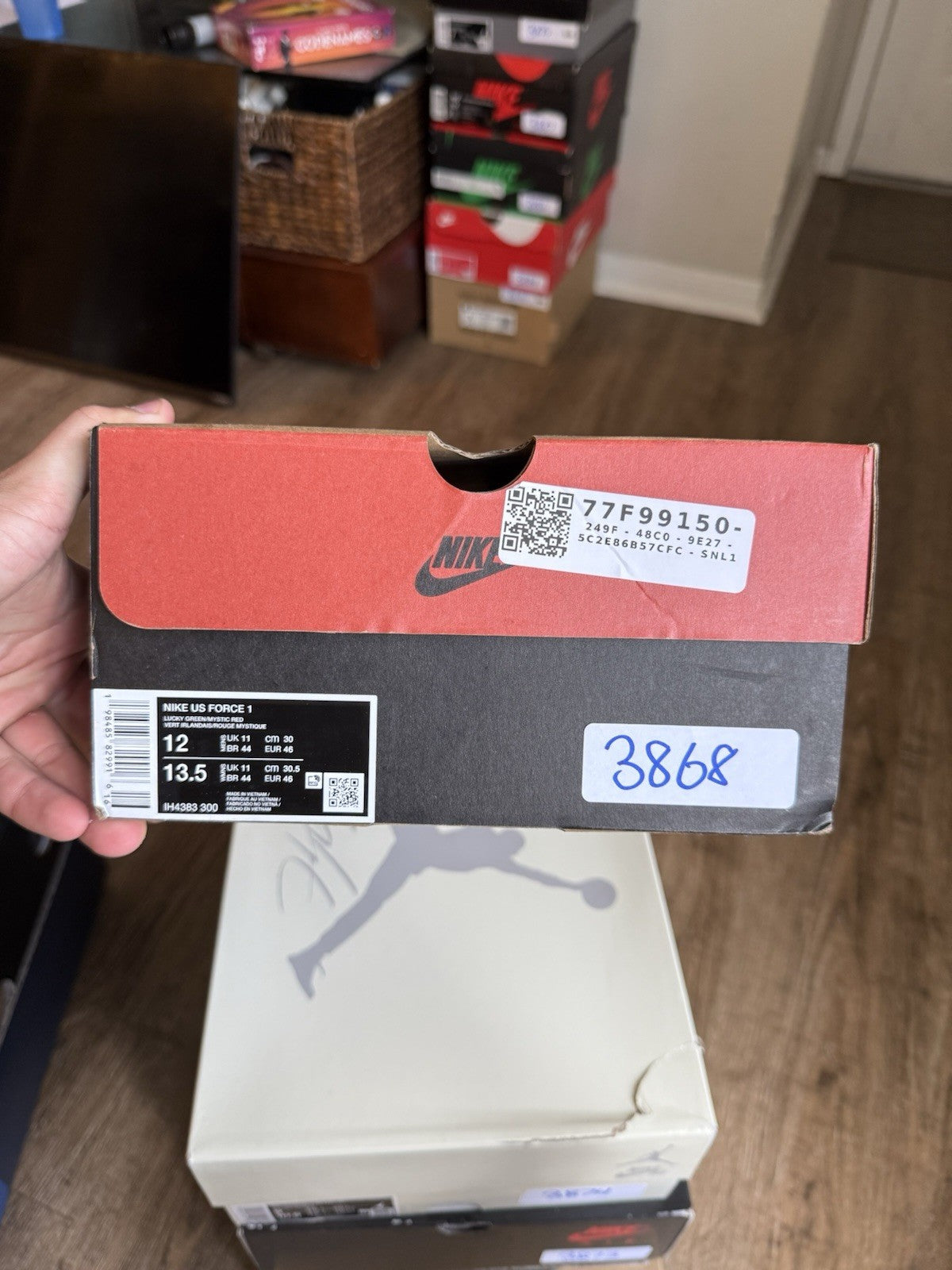 Size 12 - Nike Lil Yachty x Air Force 1 Low Concrete Boys Lucky Green