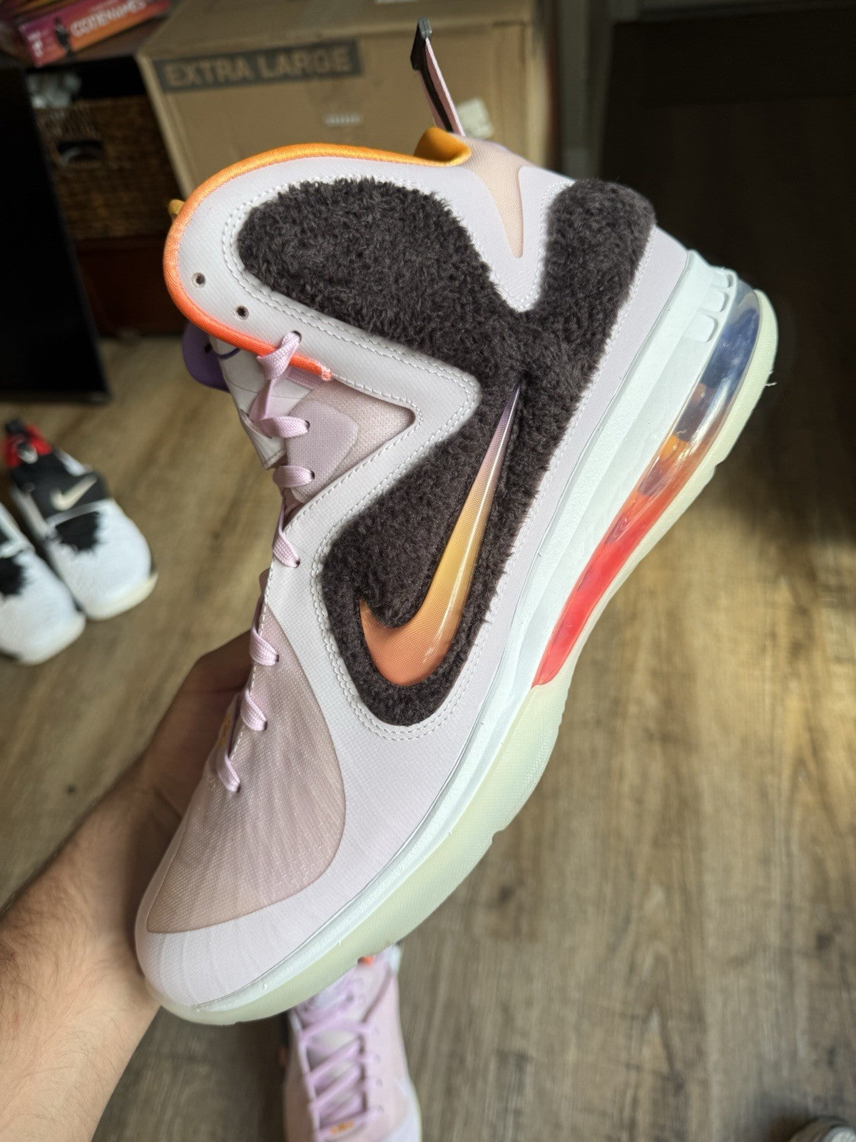 Size 14 - Nike LeBron 9 Regal Pink