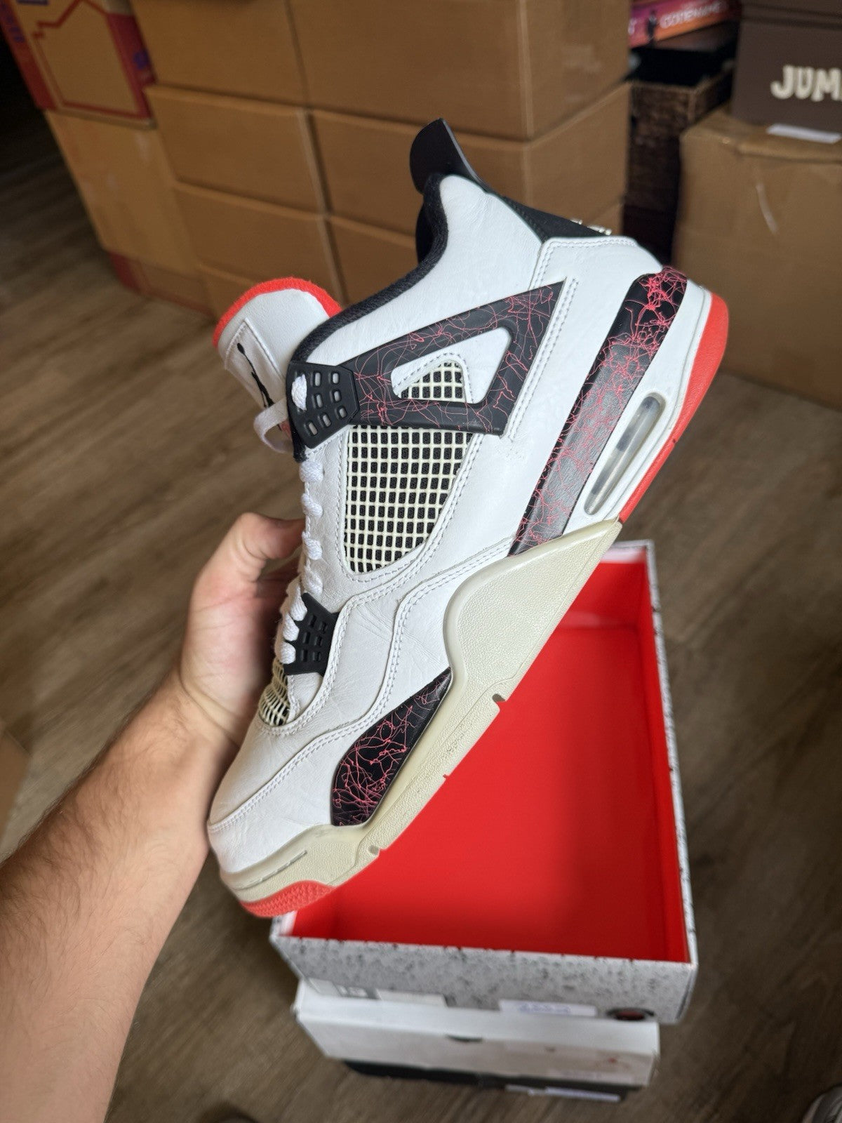 Size 13 - Jordan 4 Retro Flight Nostalgia