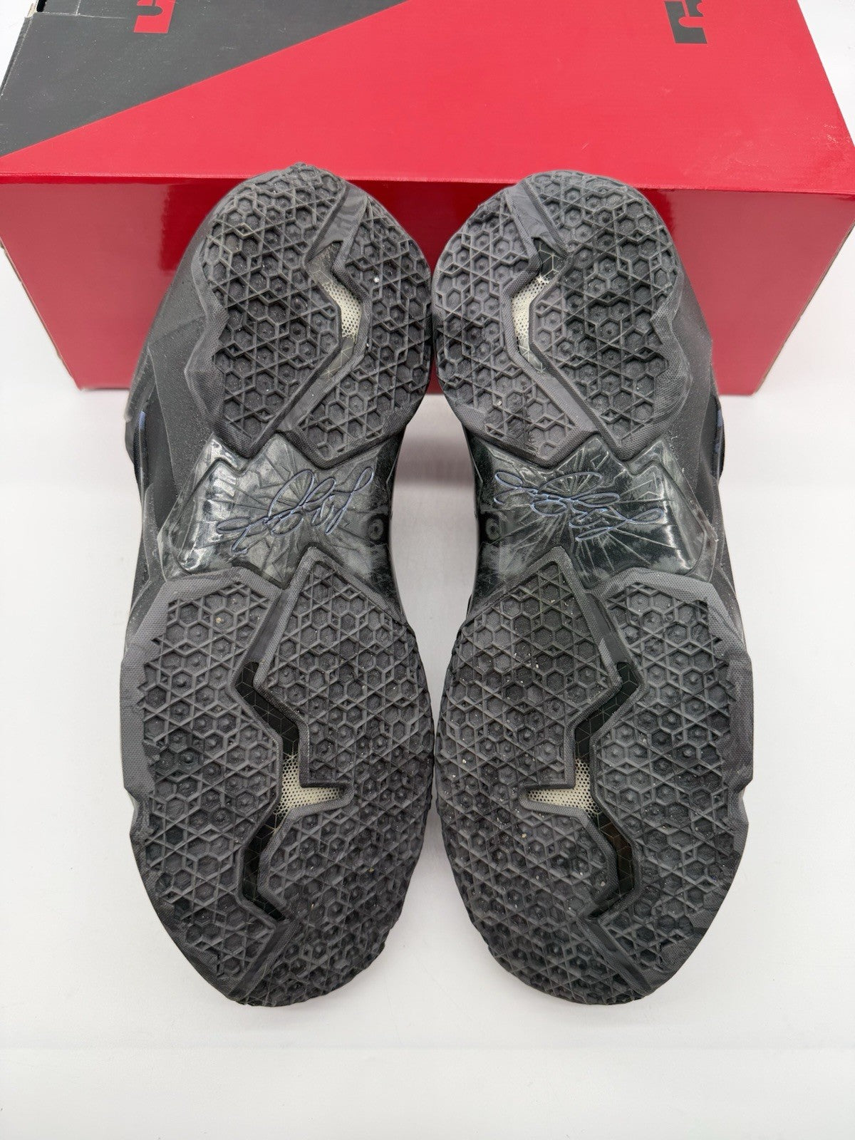 Size 12 - Nike LeBron 11 Blackout Anthracite (worn once)