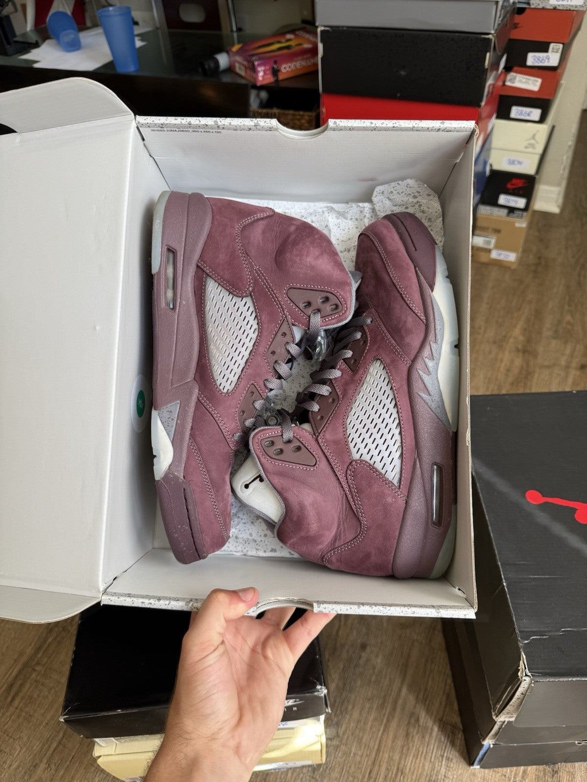 Size 12 - Jordan 5 Retro Burgundy