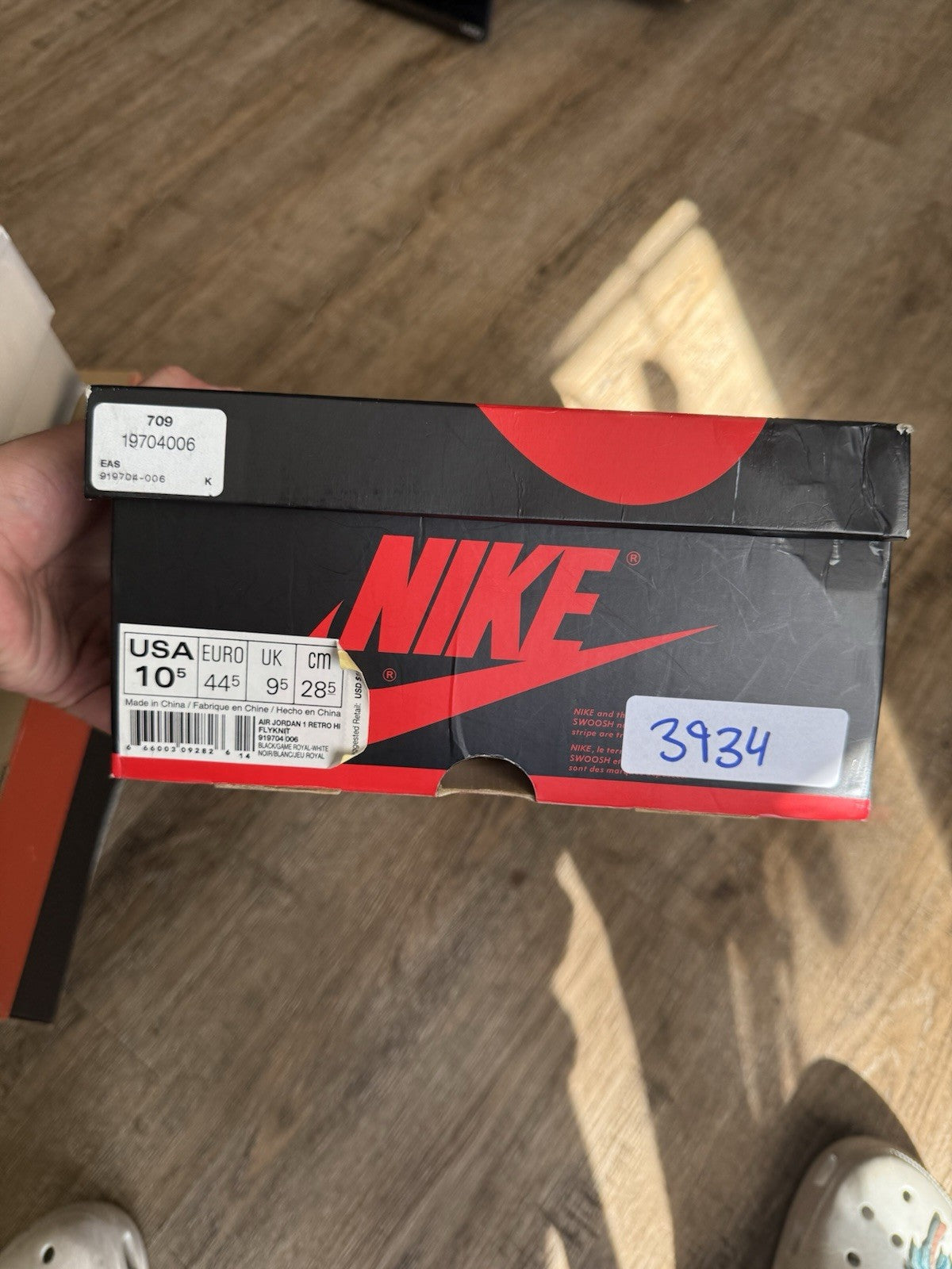 Size 10.5 - Jordan 1 Retro OG Flyknit High Royal