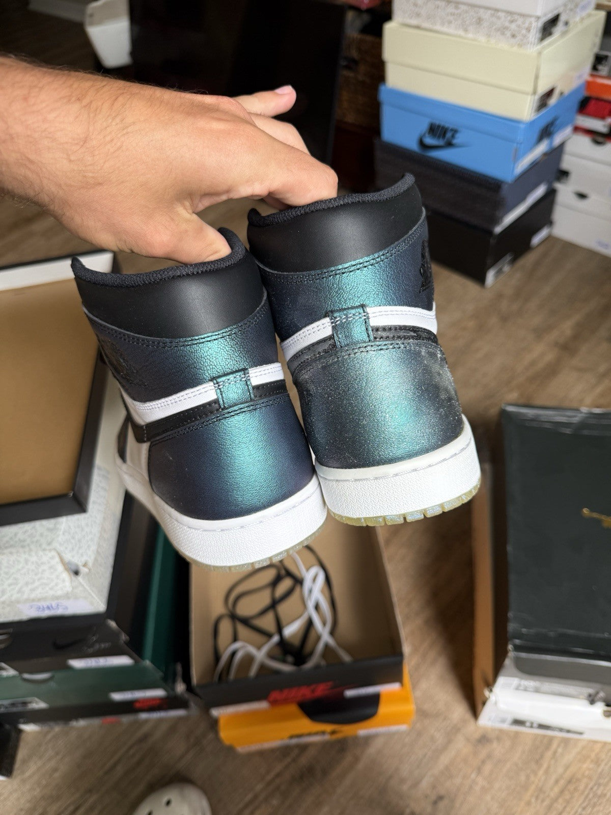 Size 10.5 - Air Jordan 1 Retro OG High All Star - Chameleon
