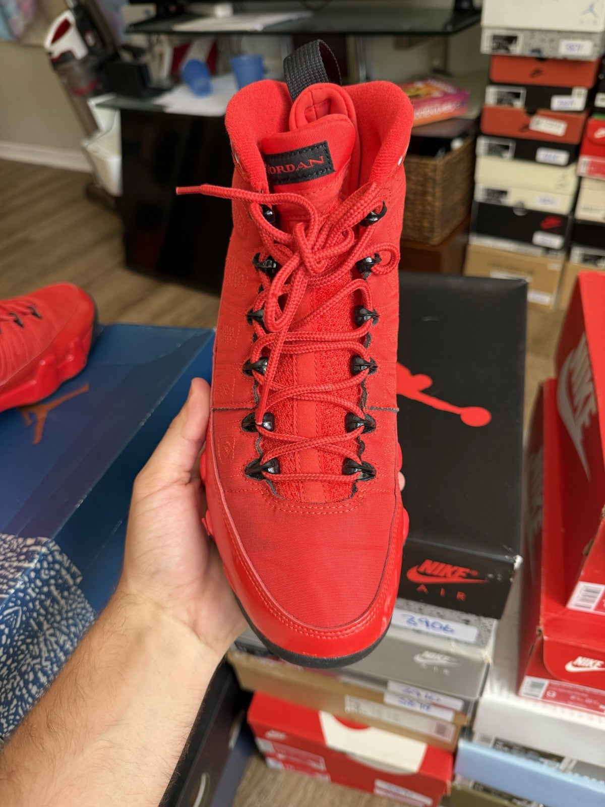 Size 9.5 - Jordan 9 Retro Chile Red