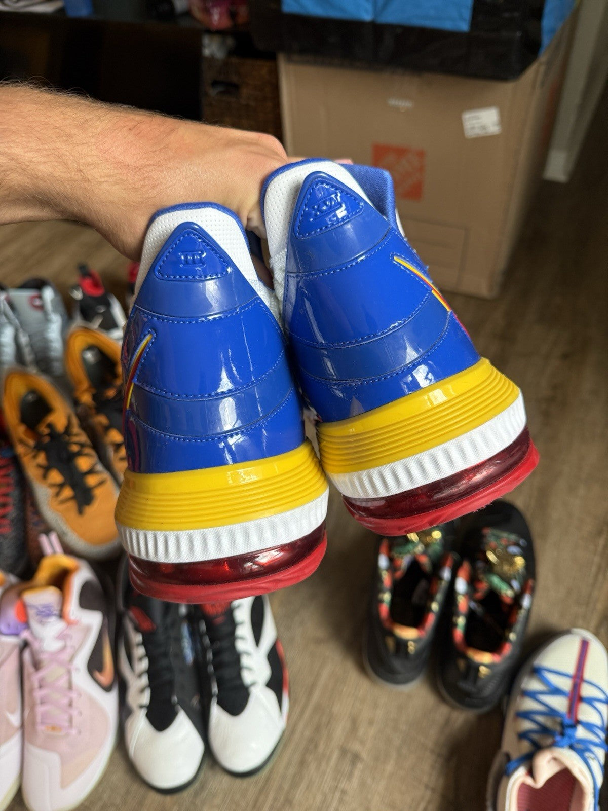 Size 14 - Nike LeBron XVI 16 SB Superman LeBron Watch Christmas