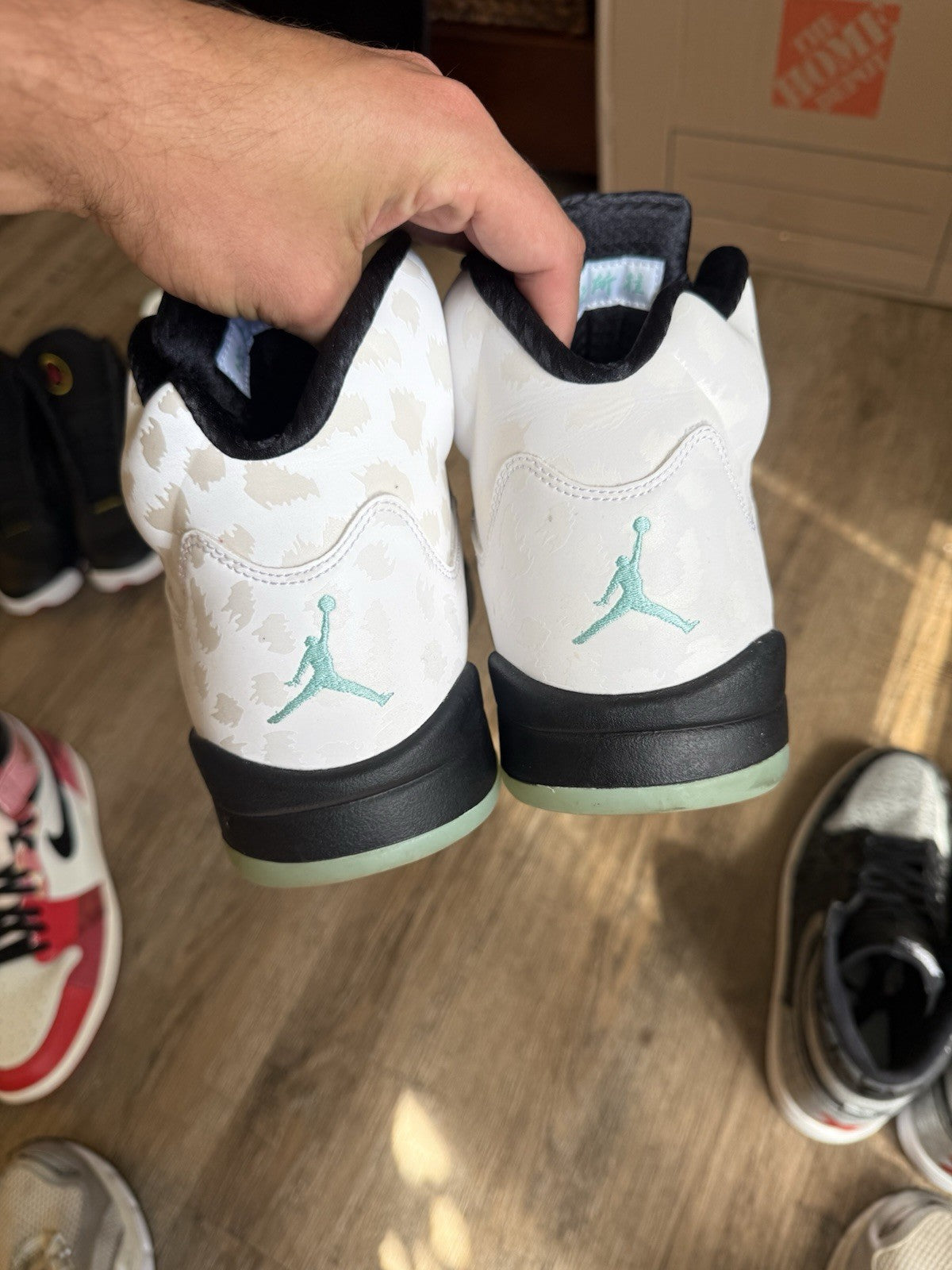 Size 14 - Jordan 5 Retro Island Green (2019)