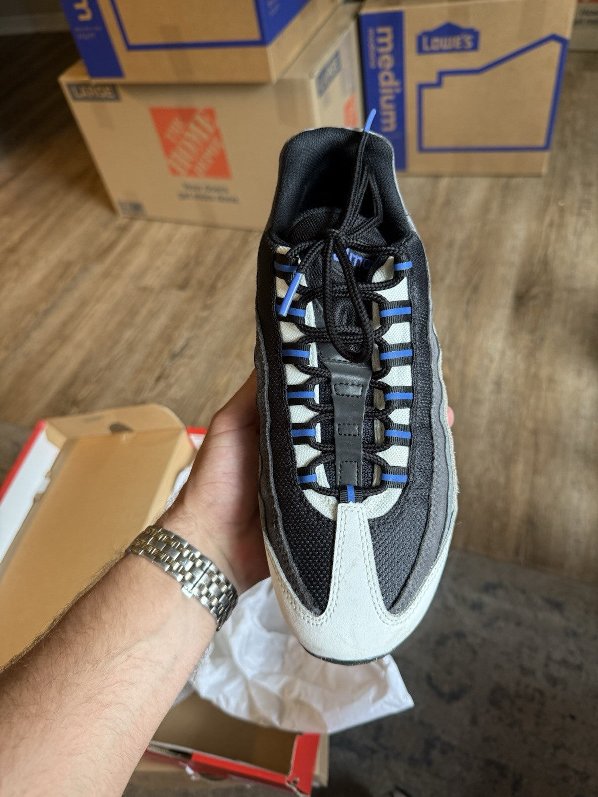Size 8 - Nike Air Max 95 Black Medium Blue