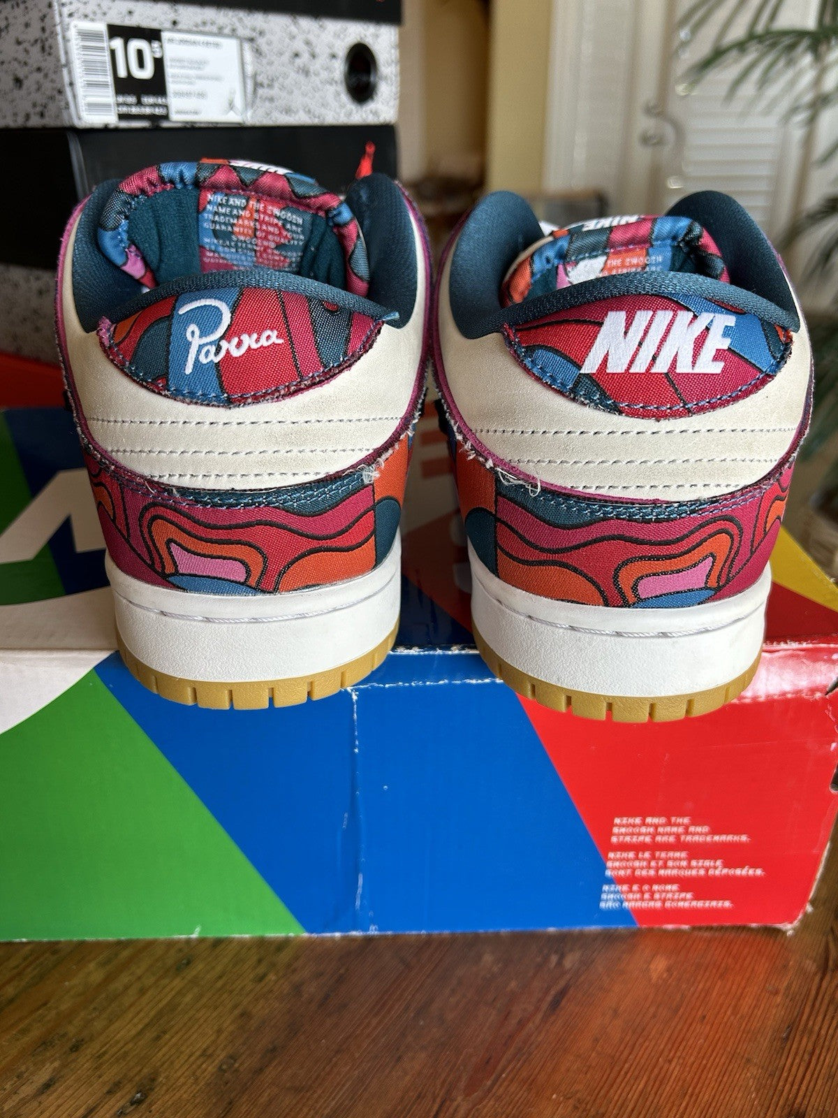 Size 11.5 - Nike Dunk Low Pro SB x Parra Abstract Art 2021