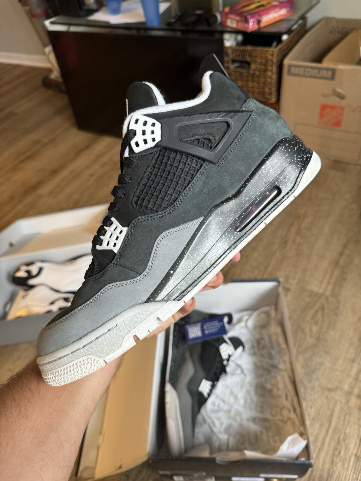 Size 11.5 - Jordan 4 Retro Fear (2024)