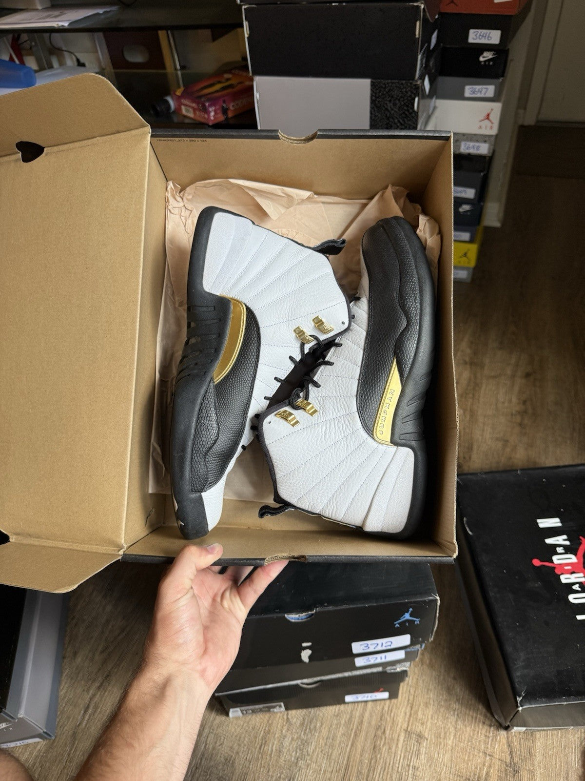 Size 13 - Jordan 12 Retro Royalty Taxi