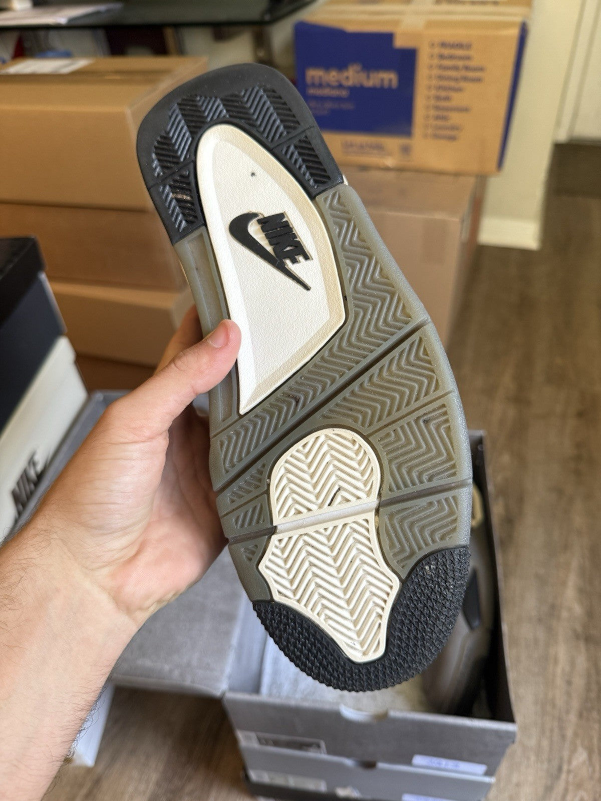 Size 11 - Jordan 4 Retro Cave Stone