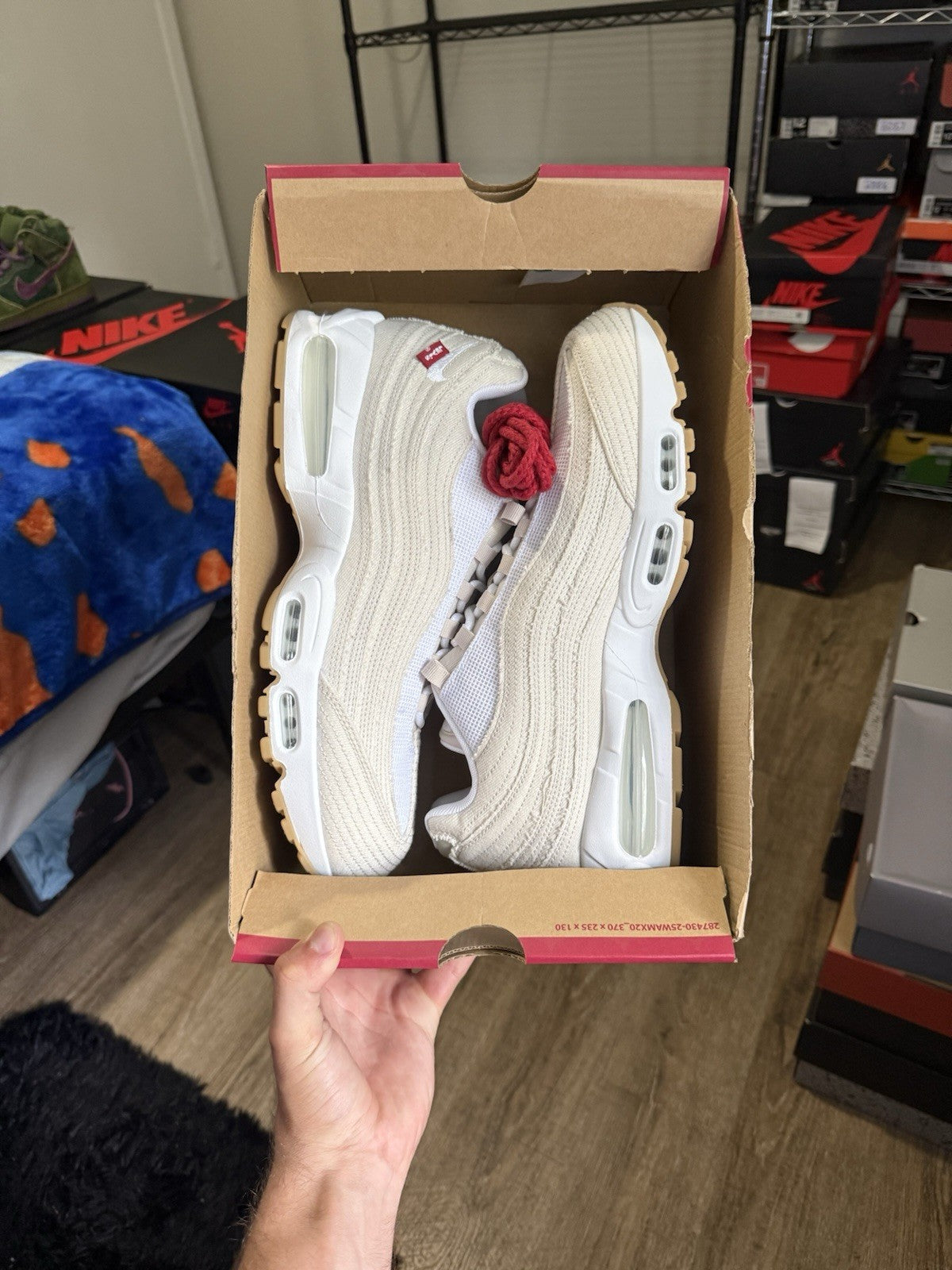 Size 14 - Nike Levi's x Air Max 95 OG HM4743-100 IN HAND SHIPS NOW