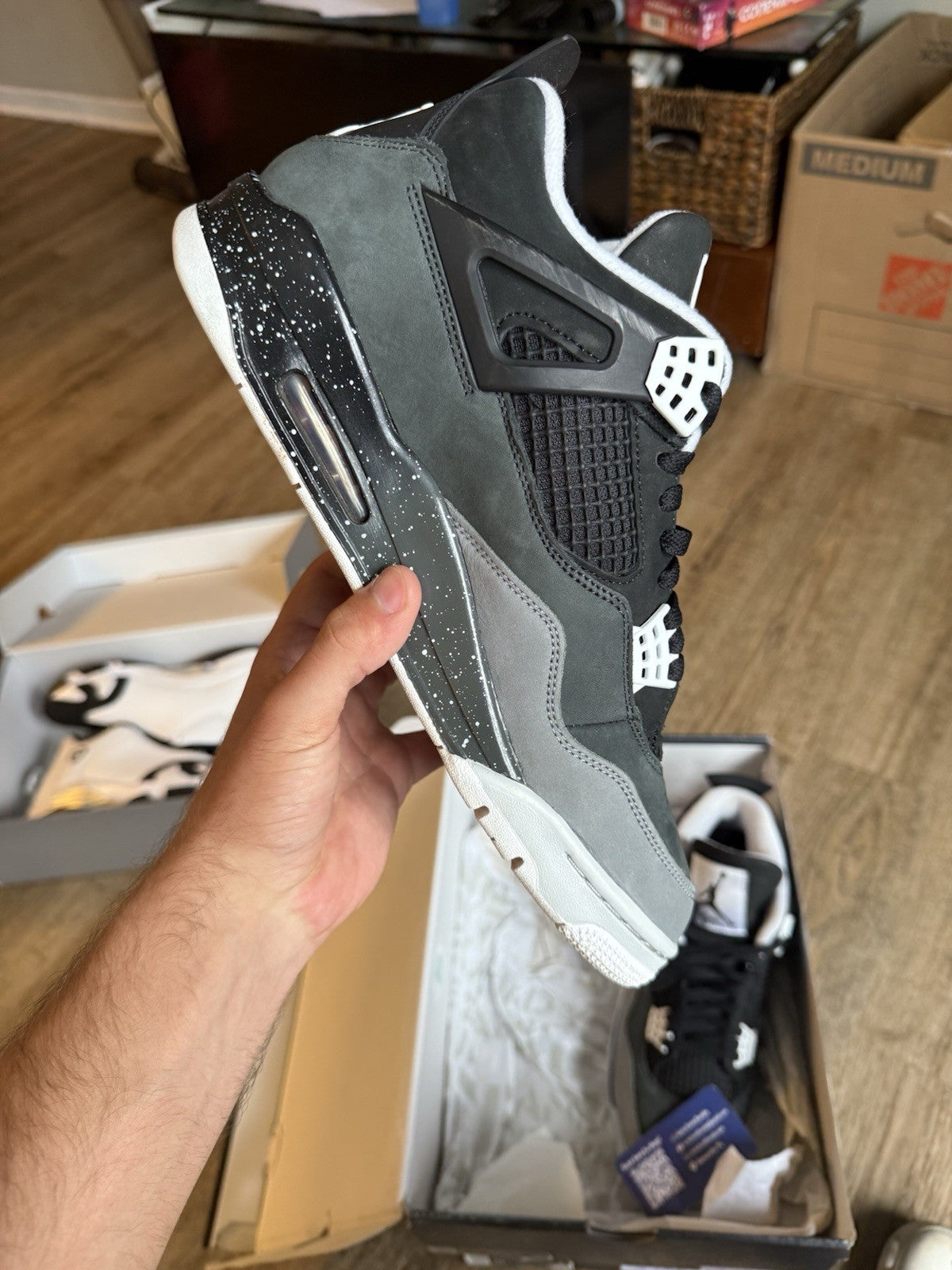 Size 11.5 - Jordan 4 Retro Fear (2024)