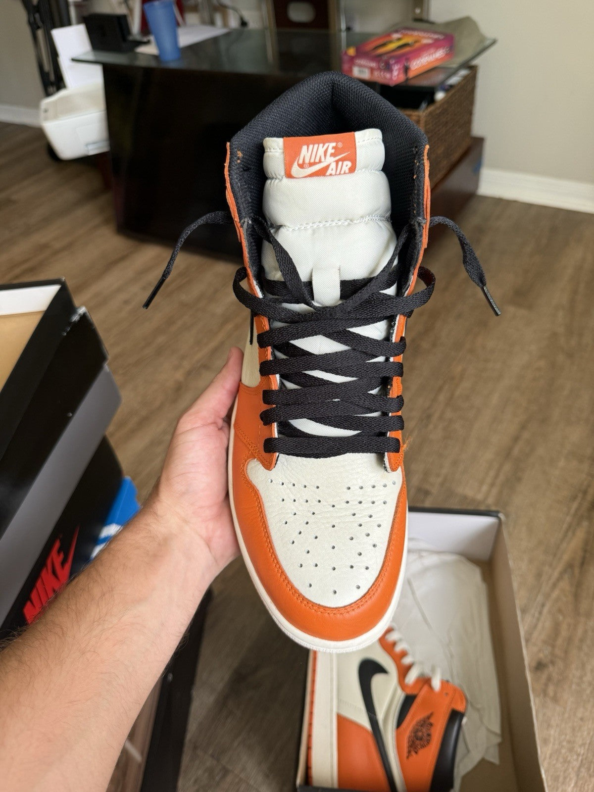 Size 12 - Air Jordan 1 Shattered Backboard Away 2016