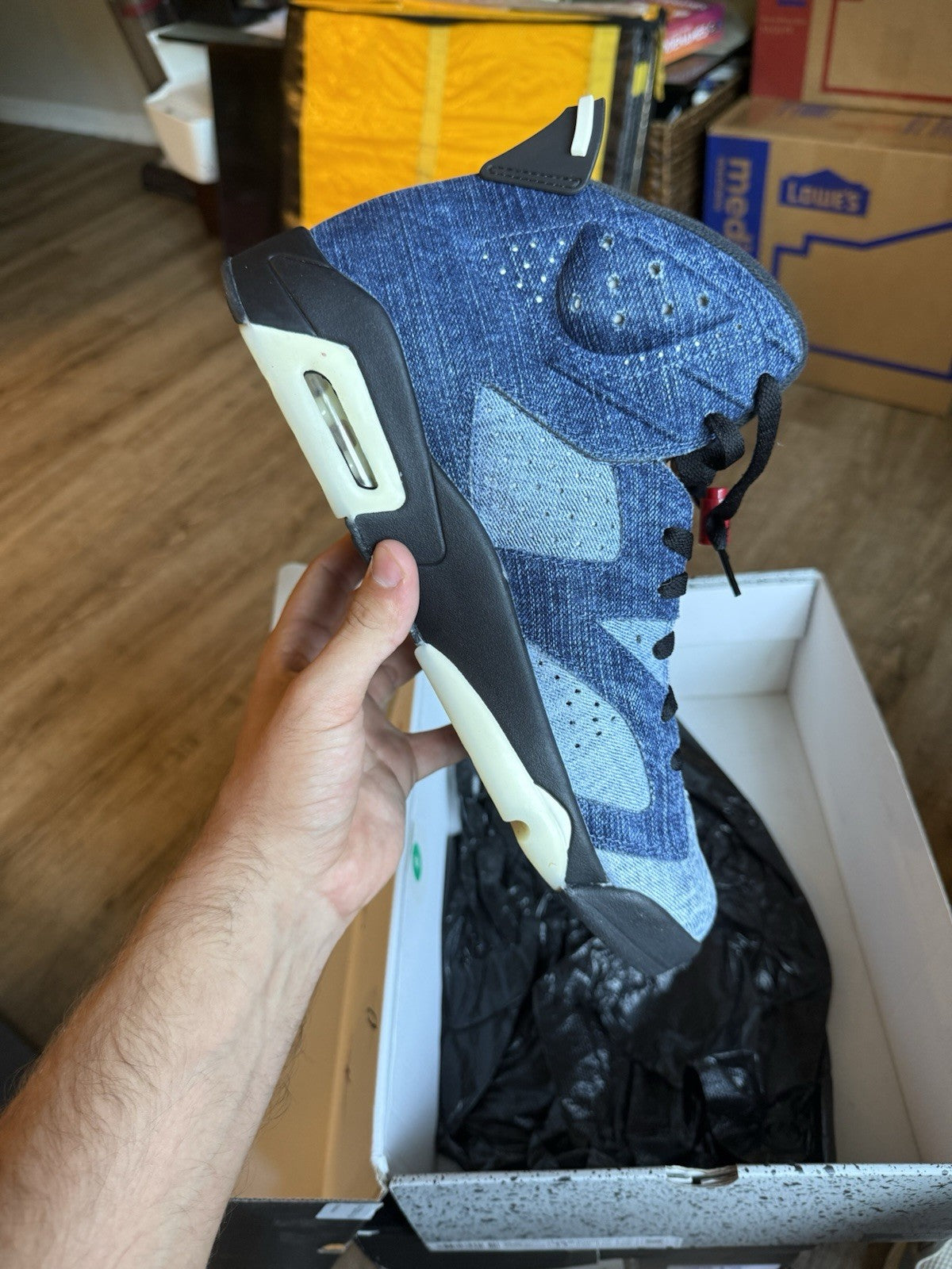 Size 11 - Air Jordan 6 Retro Washed Denim