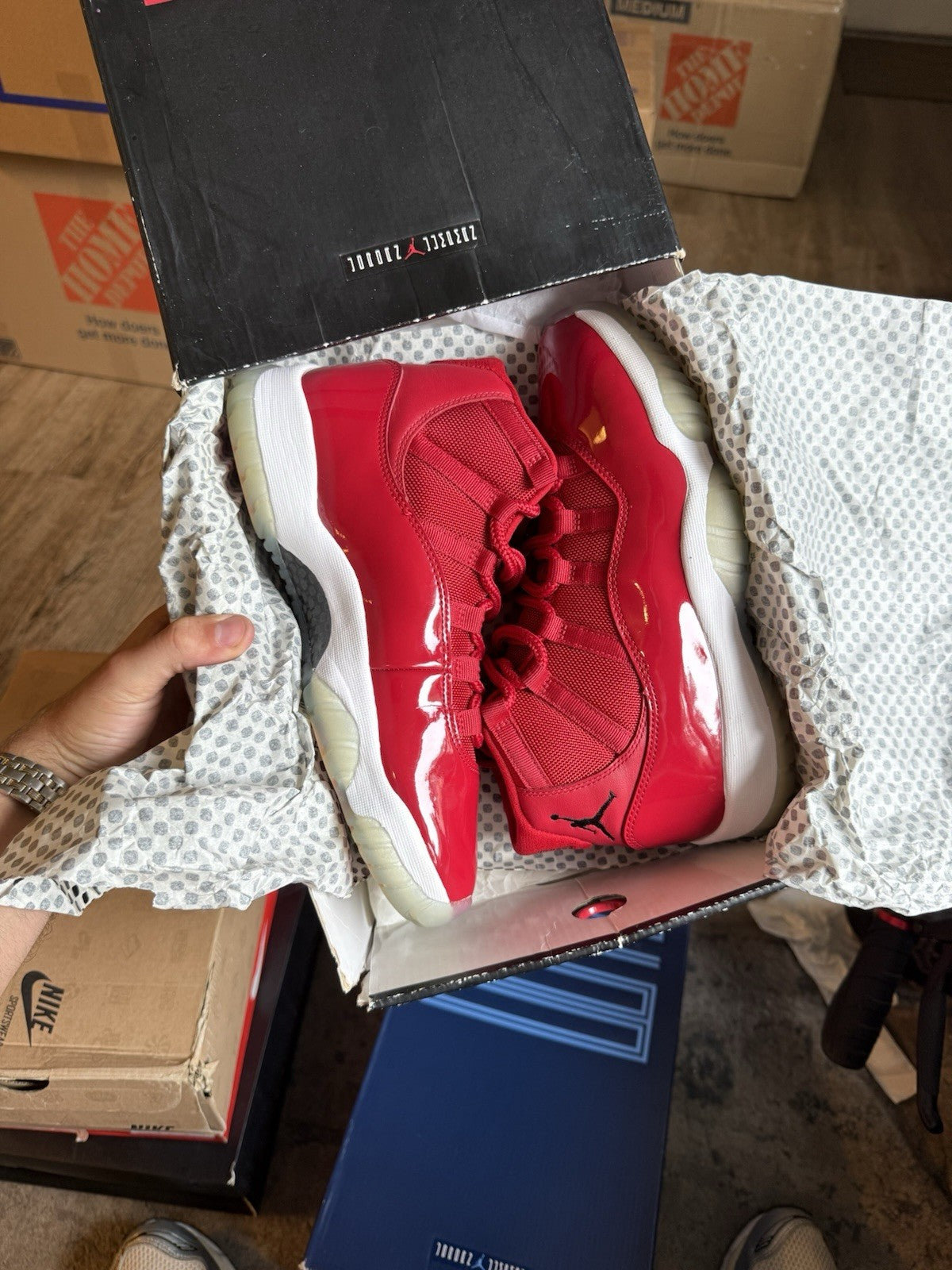 Size 8 - Nike Air Jordan 11 Retro Win Like '96