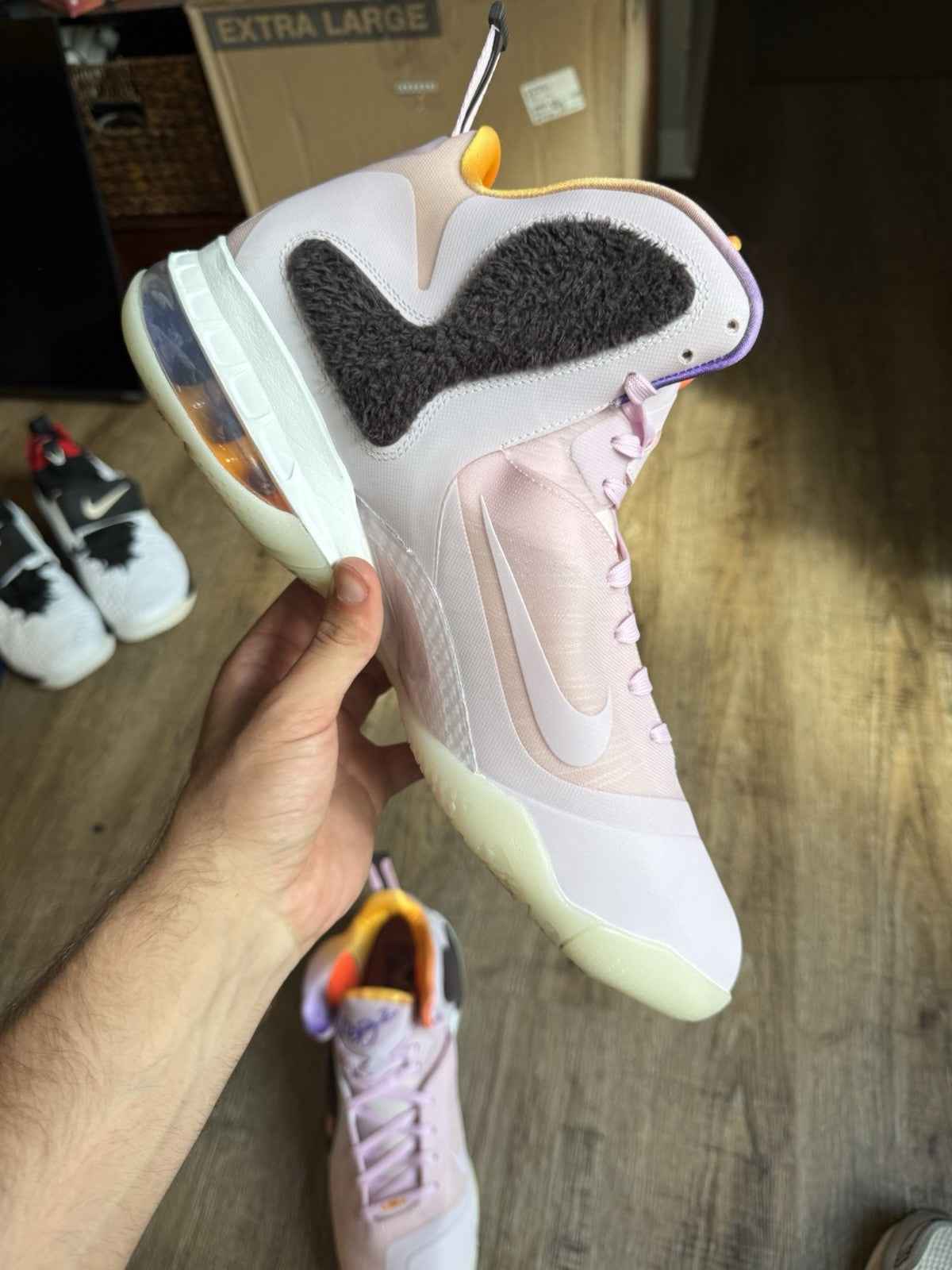 Size 14 - Nike LeBron 9 Regal Pink