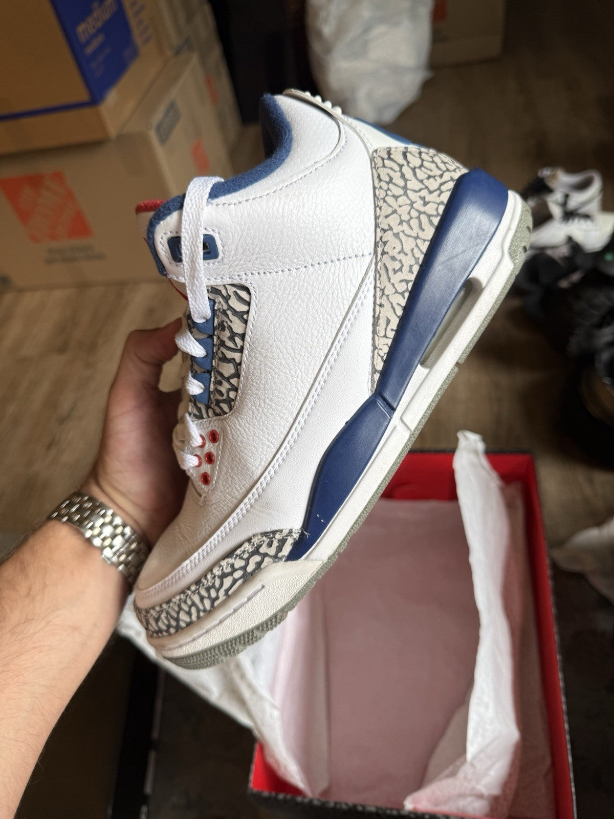 Size 8 - Jordan 3 Retro True Blue (2016)