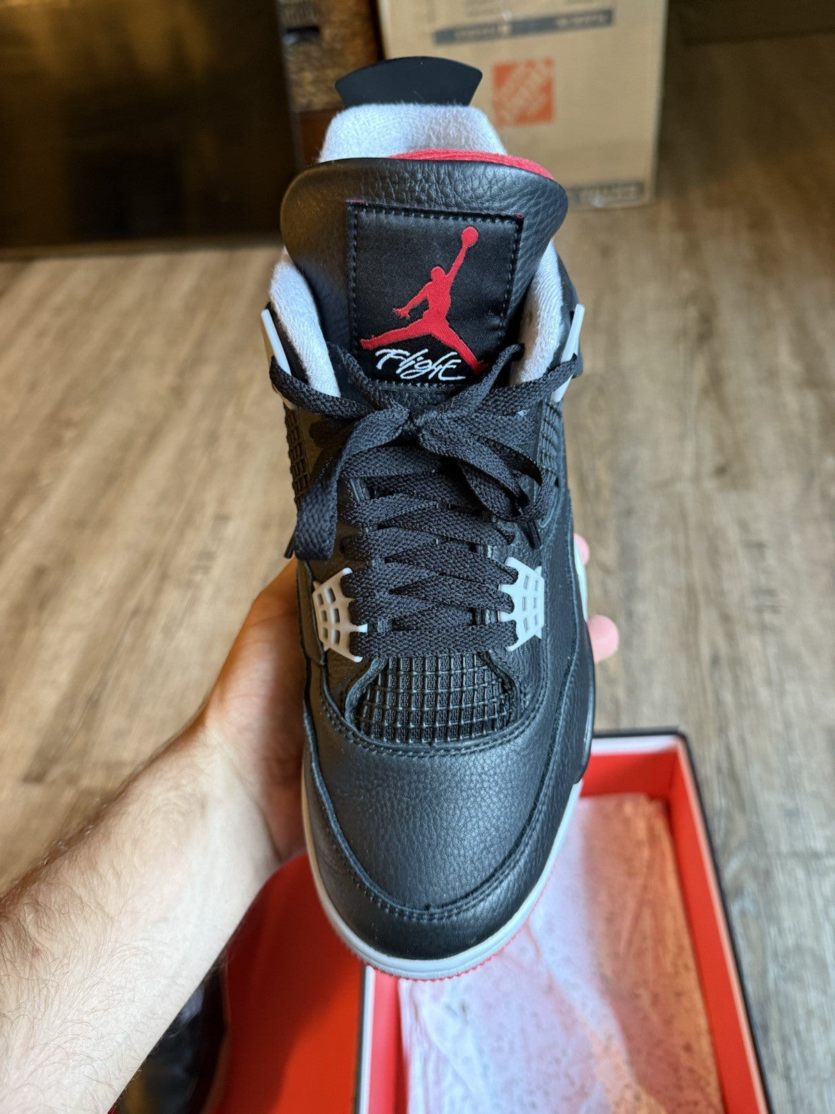 Size 9 - Jordan 4 Retro Bred Reimagined