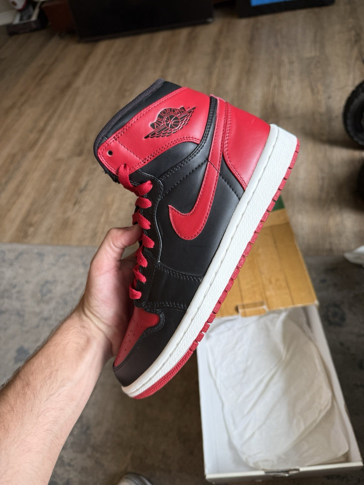Size 7.5 - Air Jordan 1 Retro DMP High Bulls Celtics Pack (Lightly Worn)
