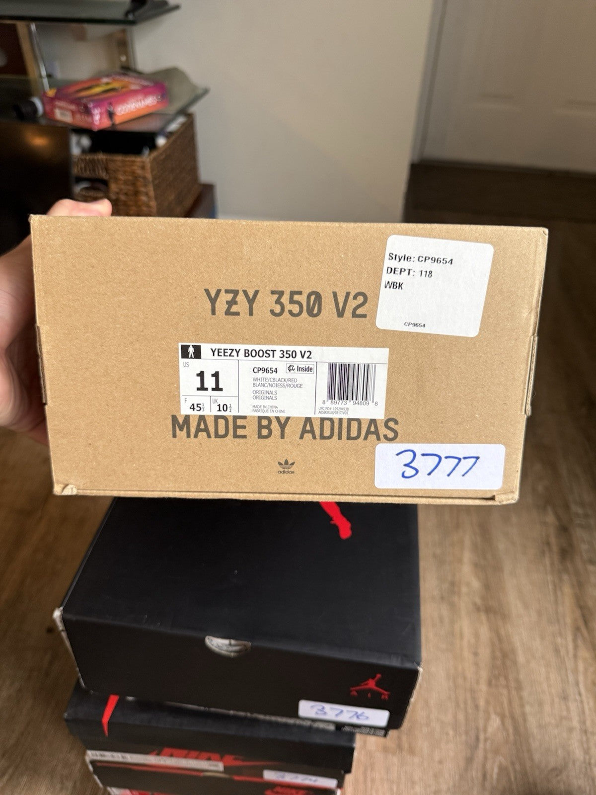 Size 11 - Yeezy Boost 350 V2 Zebra