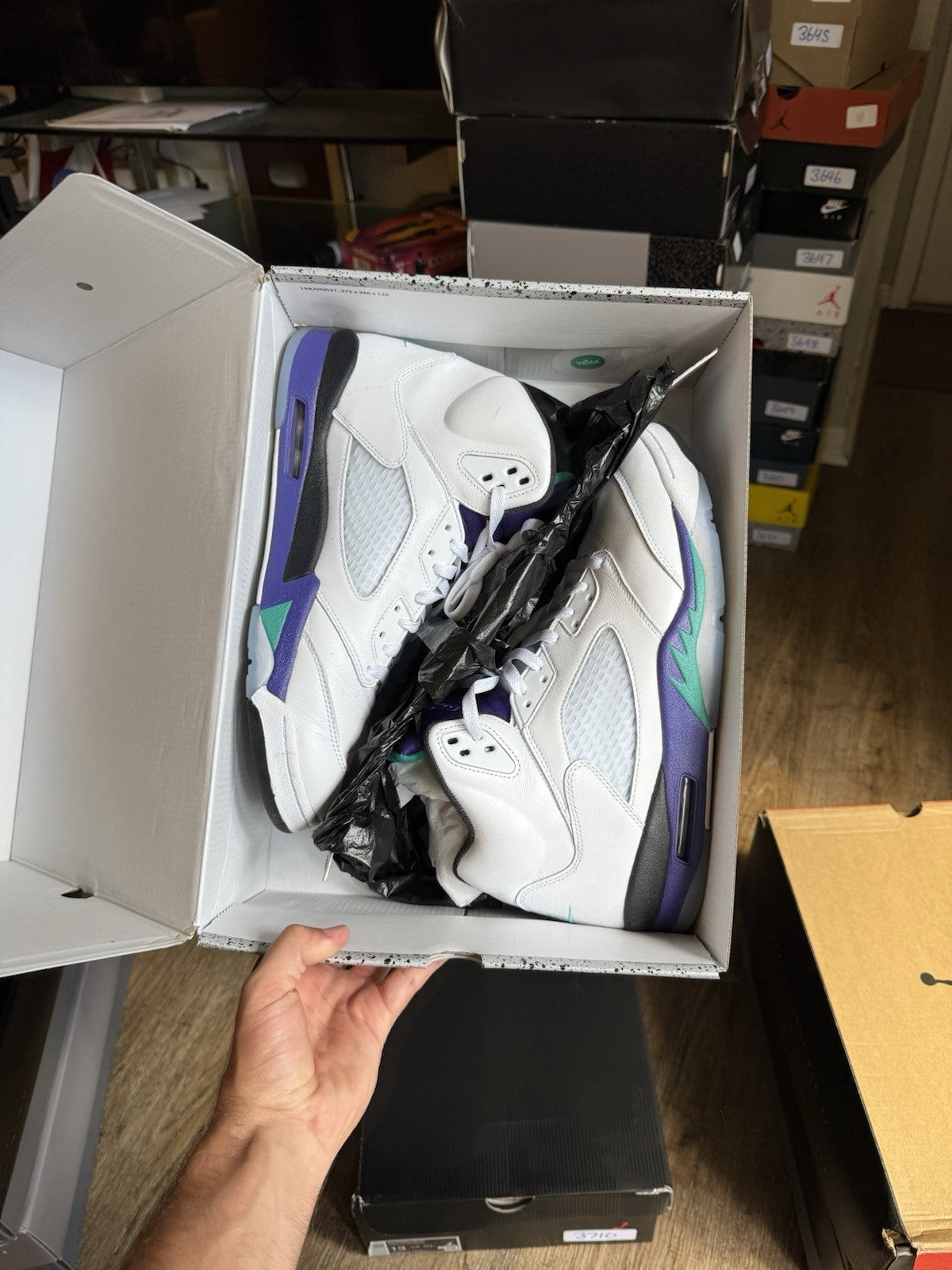 Size 13 - Jordan 5 Retro Grape (2025)