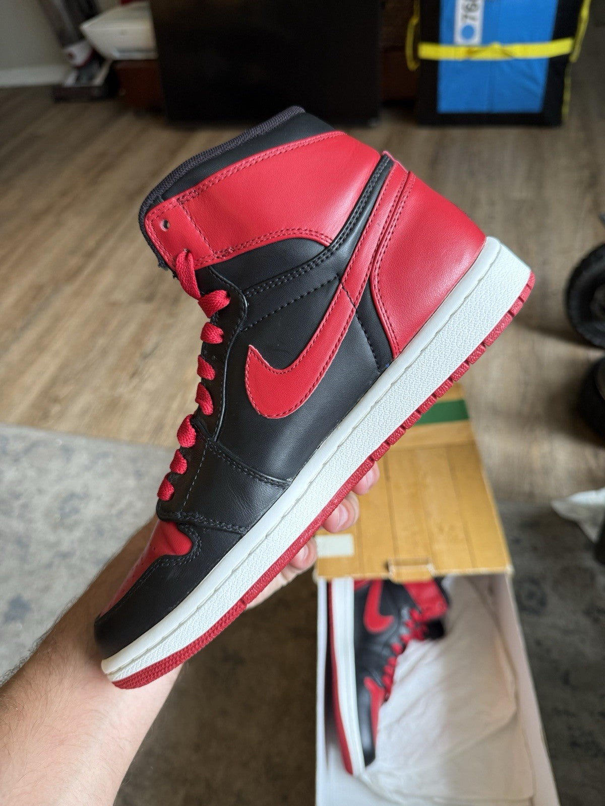 Size 7.5 - Air Jordan 1 Retro DMP High Bulls Celtics Pack (Lightly Worn)