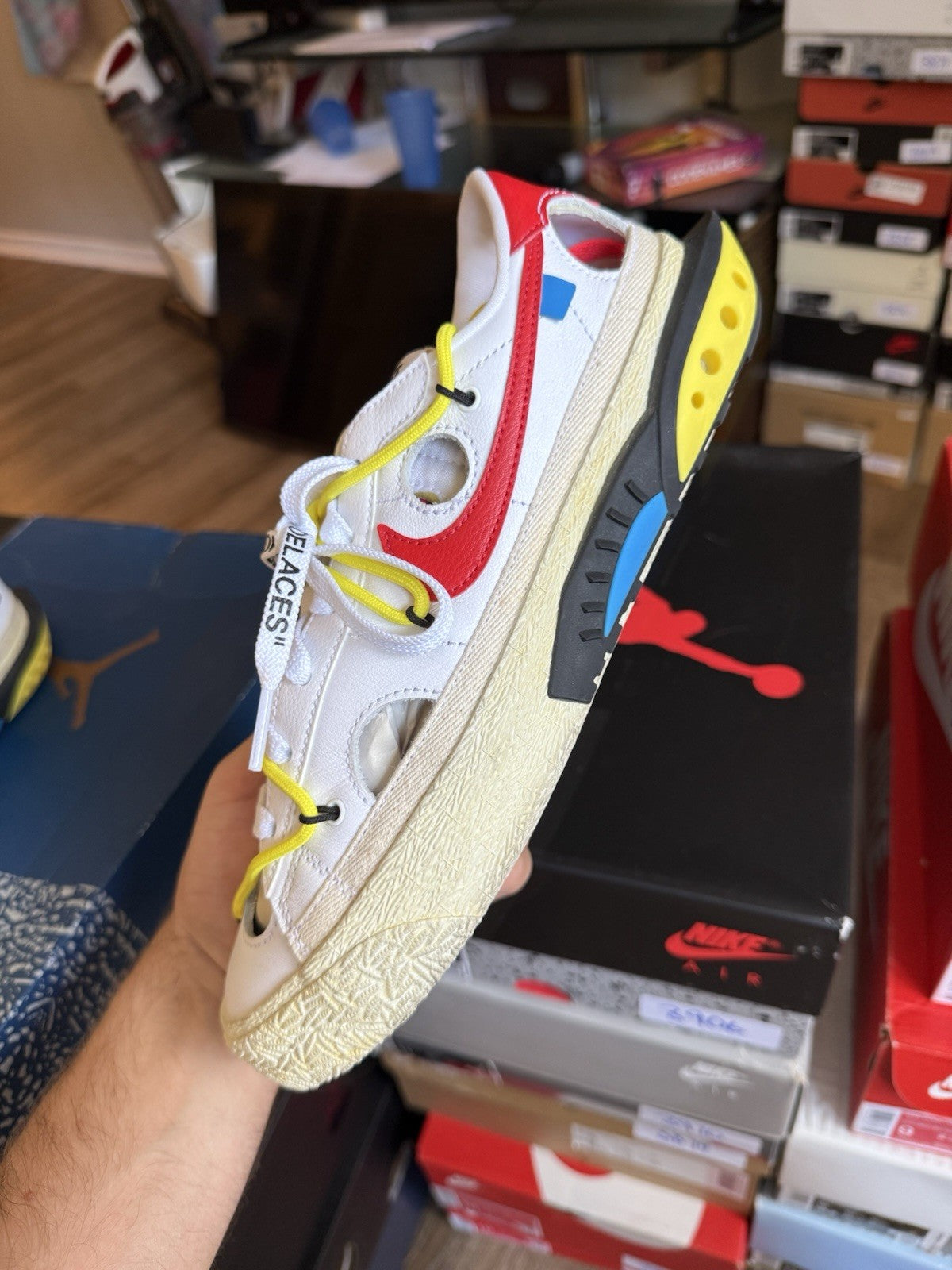 Size 8 - Nike Blazer Low x Off-White White 2022
