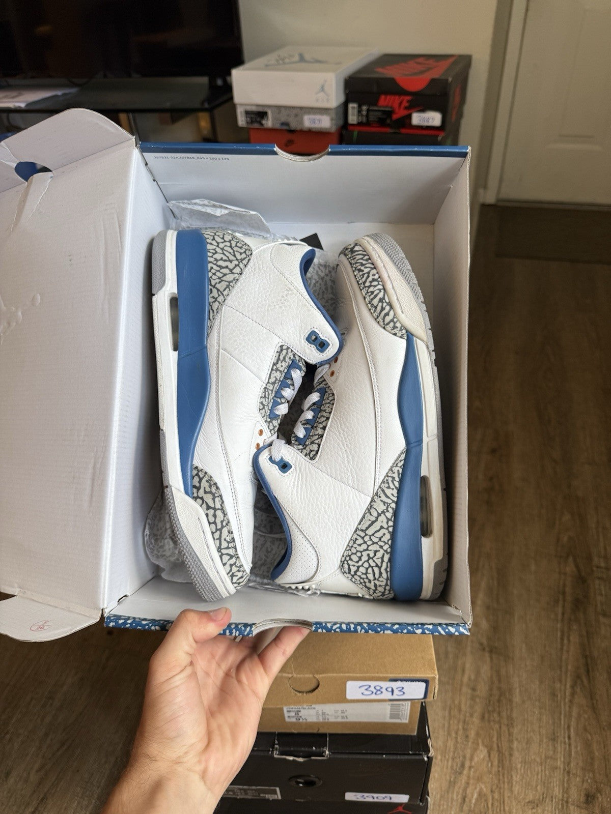 Size 11 - Jordan 3 Retro Washington Wizards