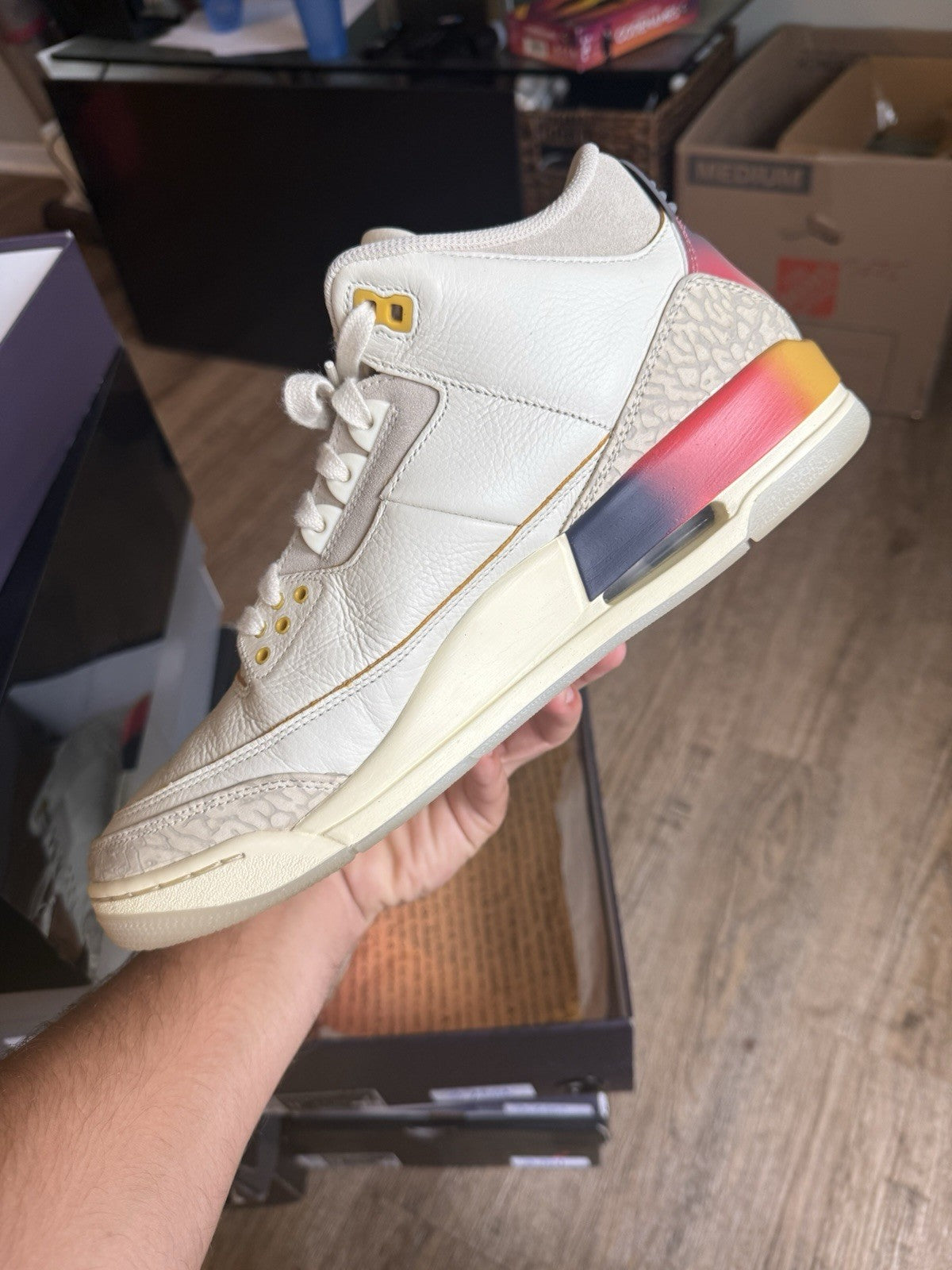 Size 11.5 - Jordan 3 Retro J Balvin Medellin Sunset