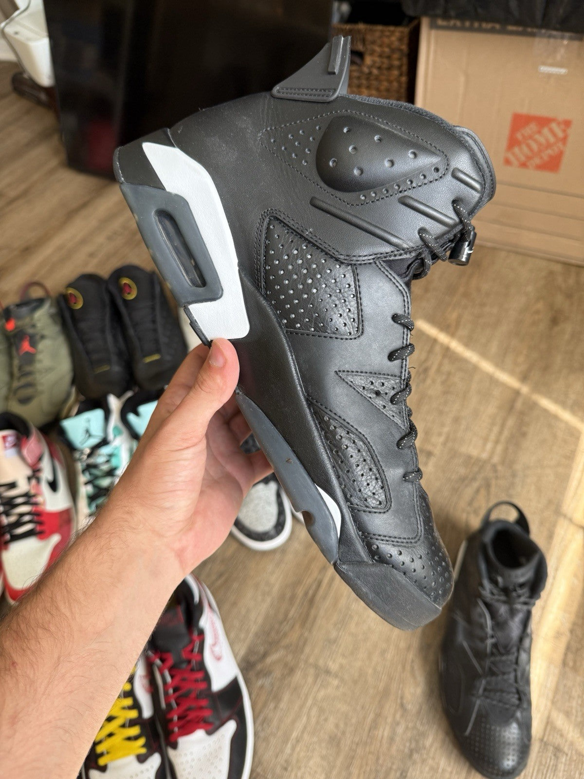 Size 14 - Jordan 6 Retro Black Cat