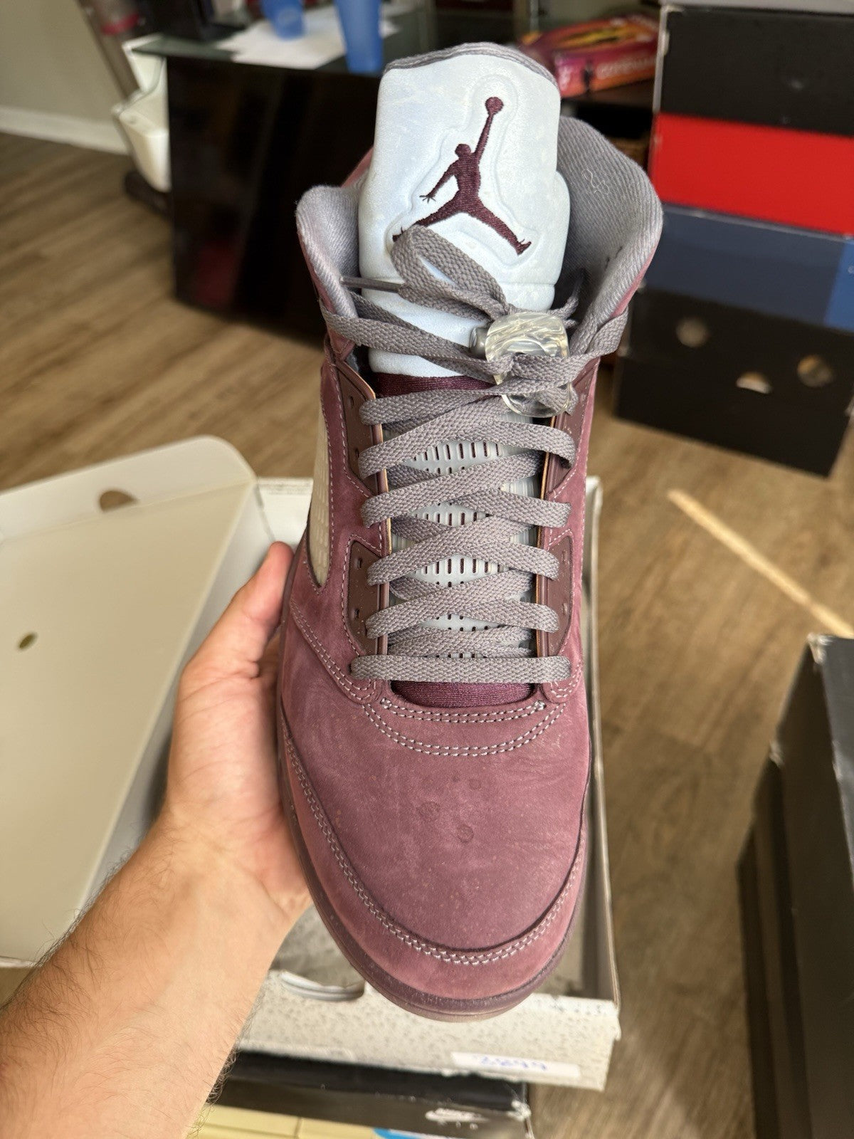 Size 12 - Jordan 5 Retro Burgundy