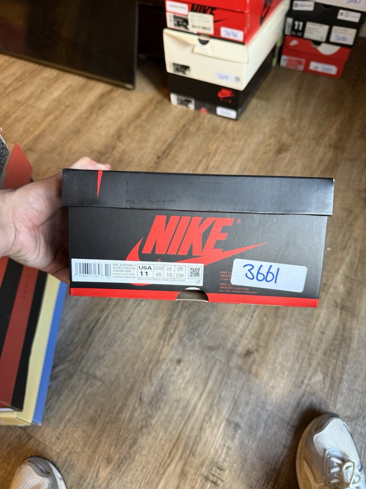 Size 11 - Jordan 1 Retro High Dark Marina Blue